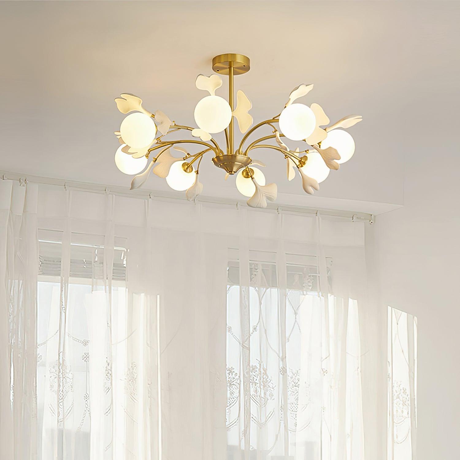 Thalassa Gingko Chandelier - Letslighting