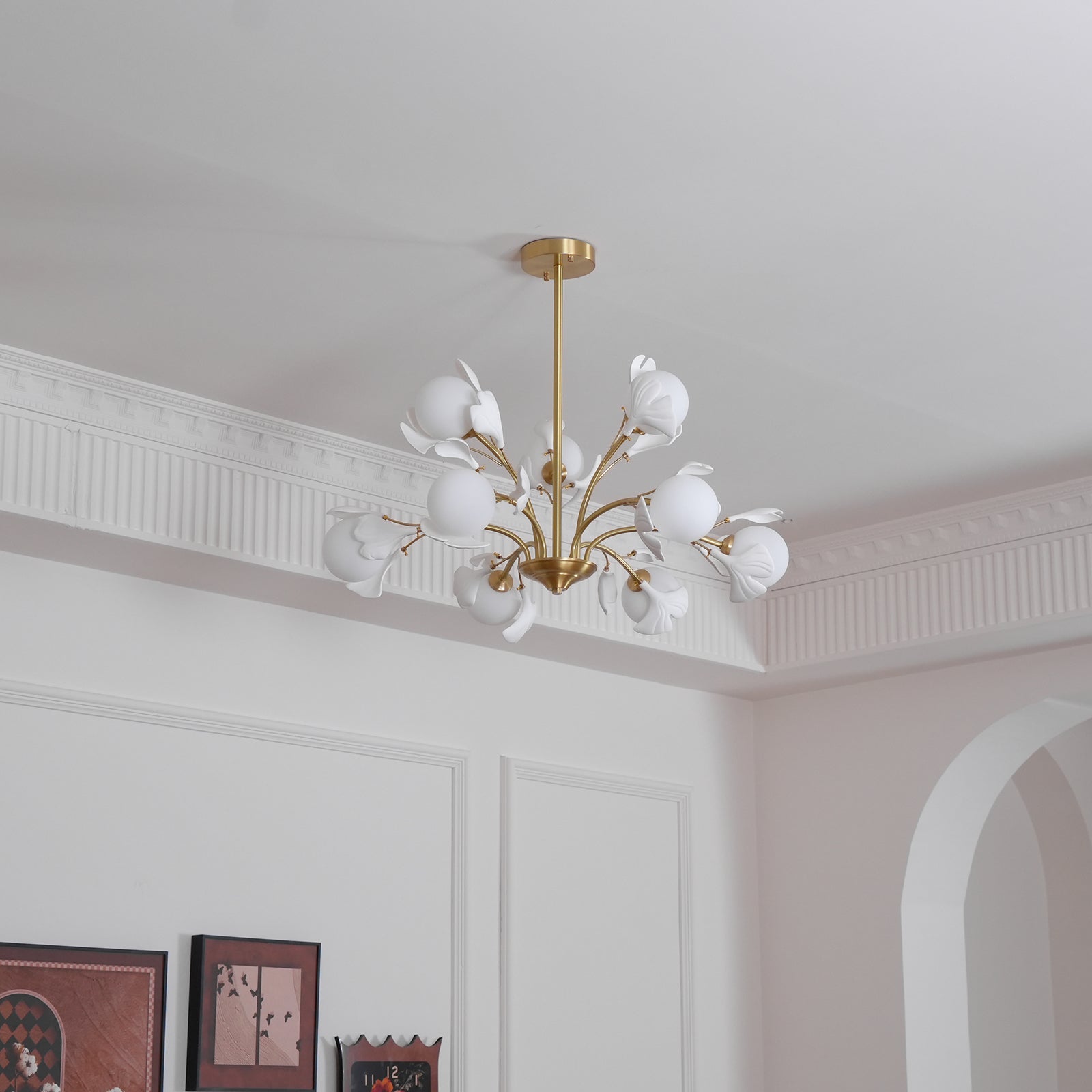 Thalassa Gingko Chandelier - Letslighting
