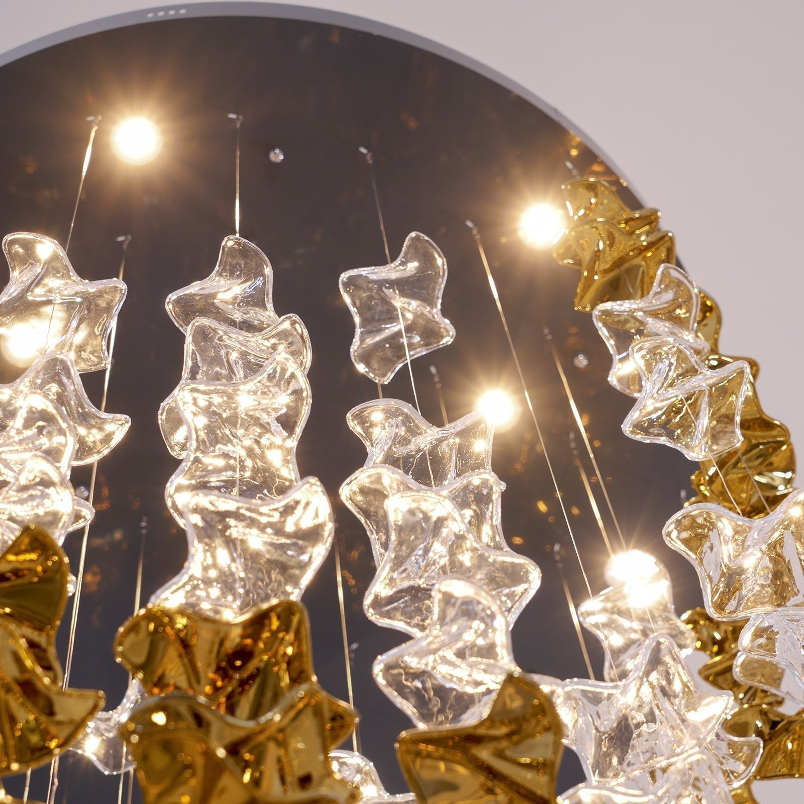 Cezorisra Luxury Brass Linear Chandelier - Letslighting