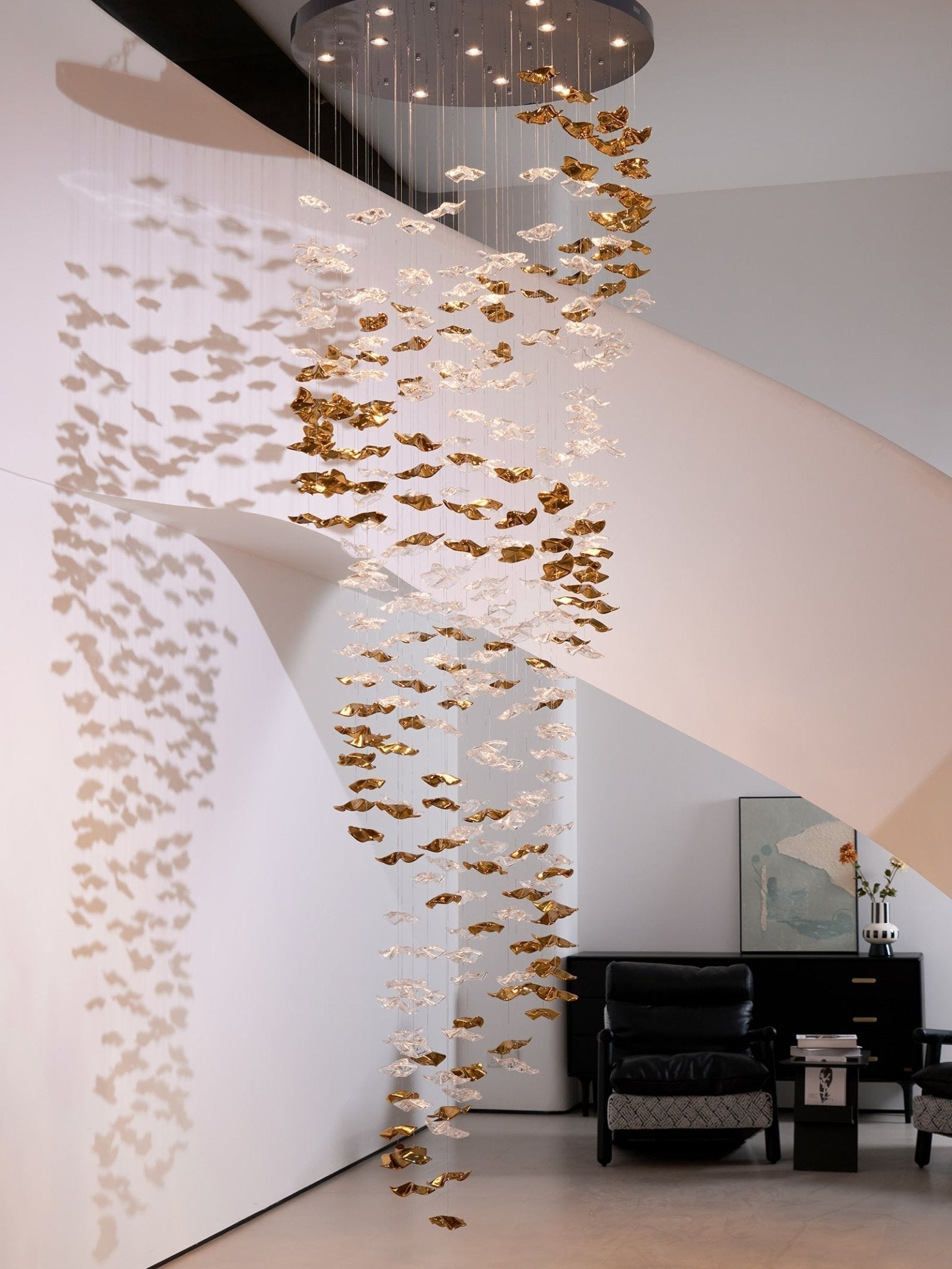 Cezorisra Luxury Brass Linear Chandelier - Letslighting