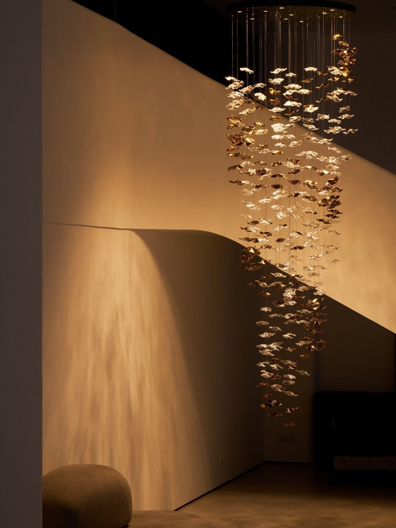 Vecarisra Luxury Tidal Art Glass Pendants Lamp - Letslighting