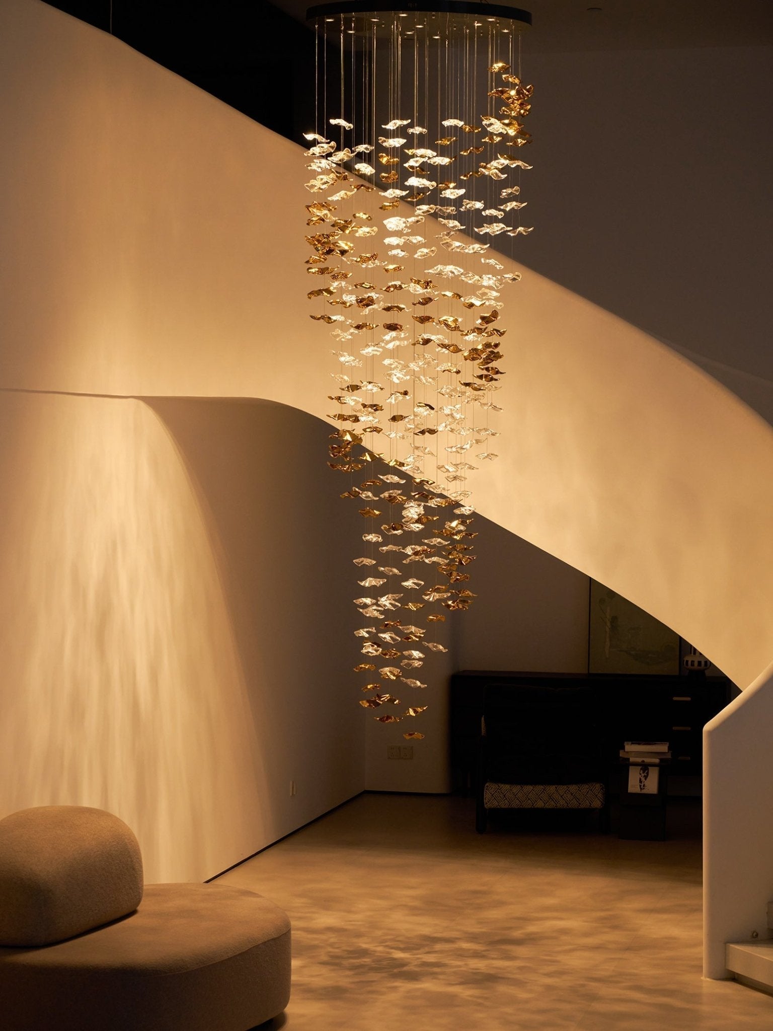 Vecarisra Luxury Tidal Art Glass Pendants Lamp - Letslighting