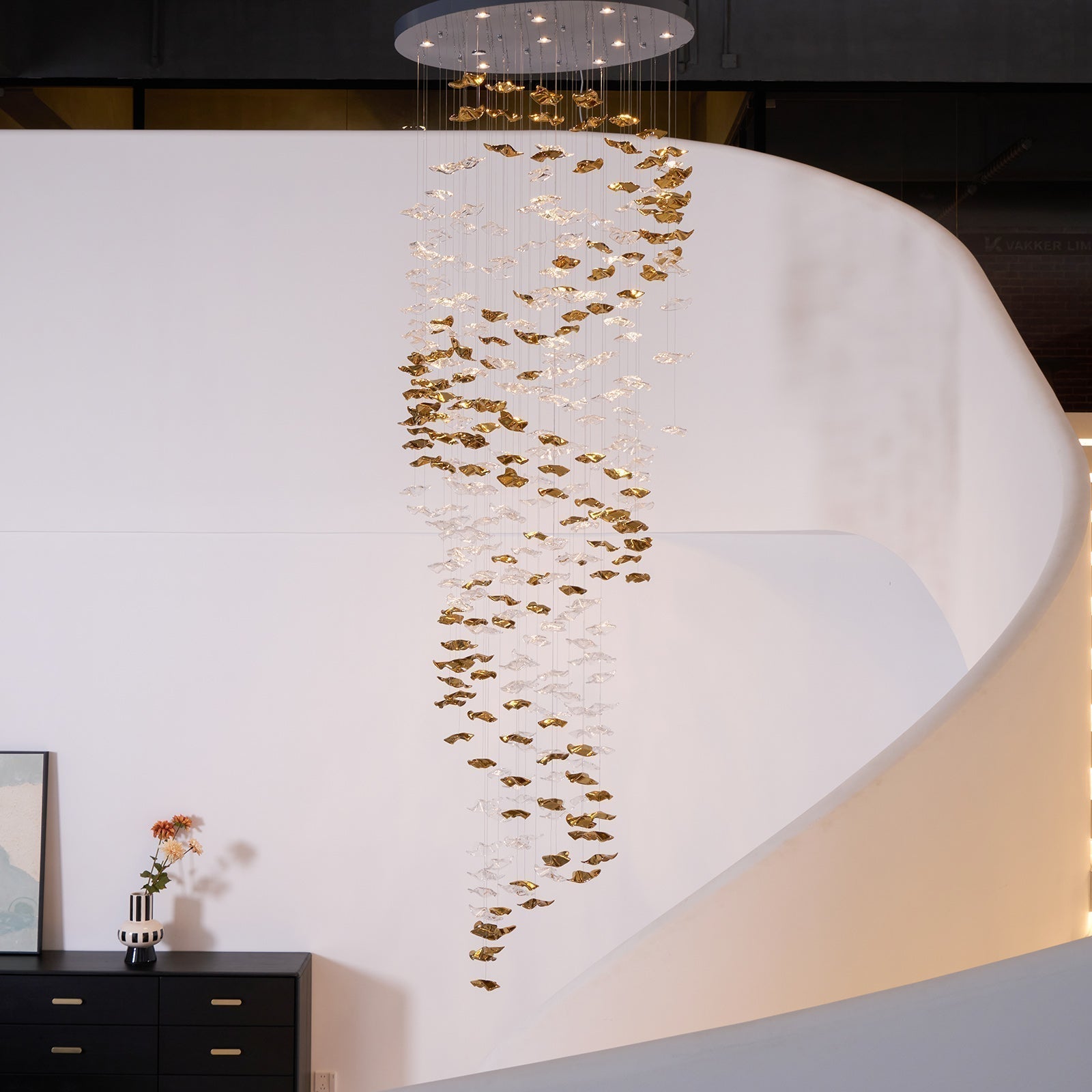 Cezorisra Luxury Brass Linear Chandelier - Letslighting