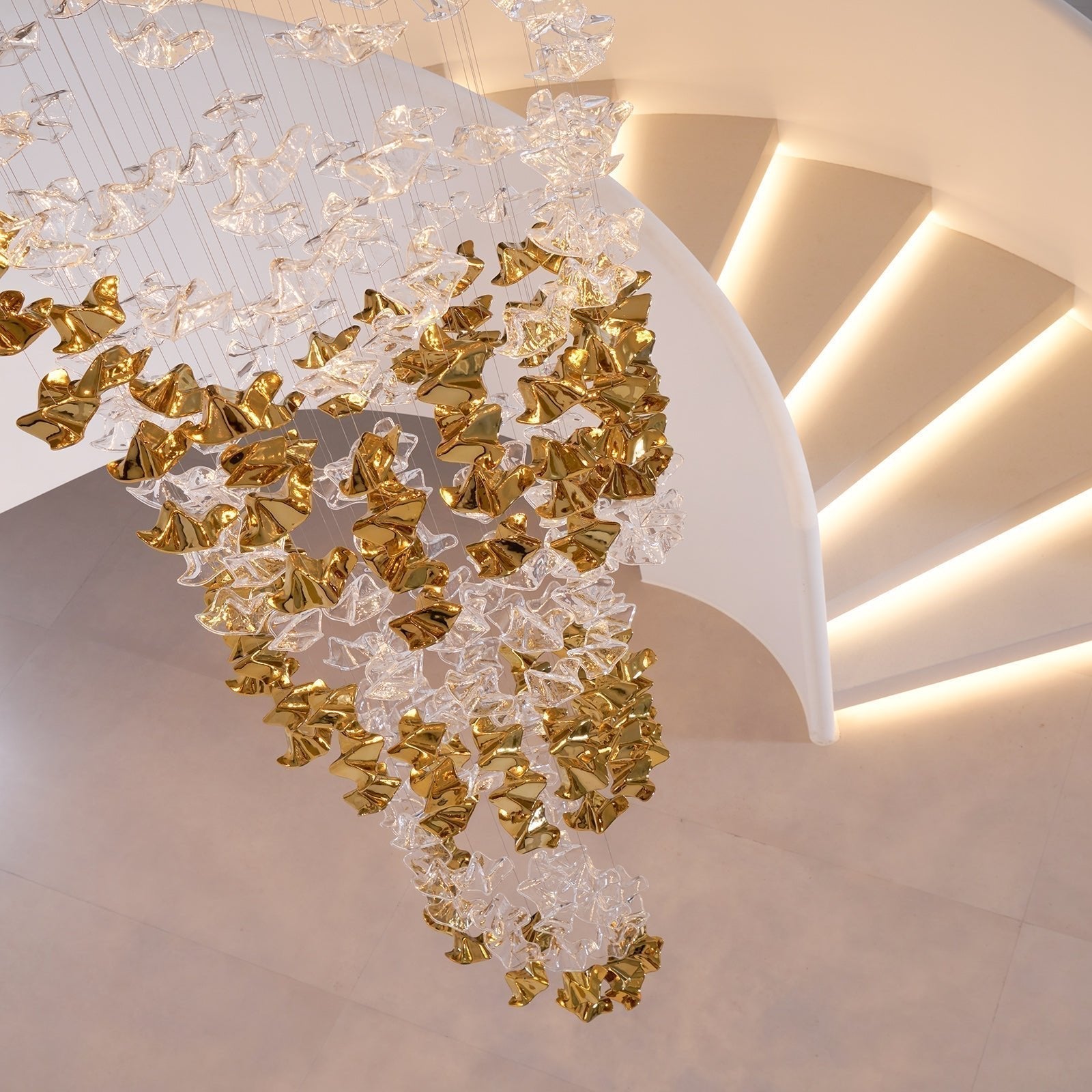 Cezorisra Luxury Brass Linear Chandelier - Letslighting