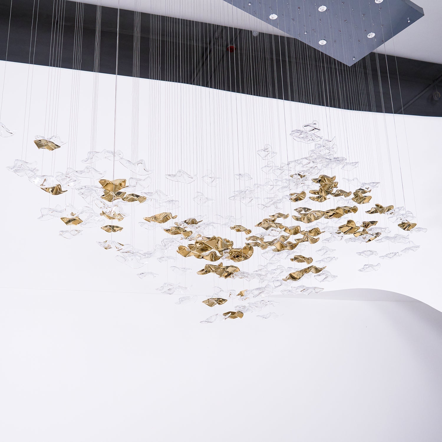 Vecarisra Luxury Tidal Art Glass Pendants Lamp - Letslighting