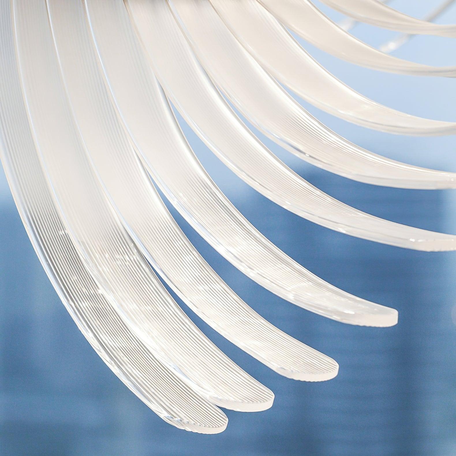 Tiered Postmodern Luxury Palmette Metal Chandelier - Letslighting