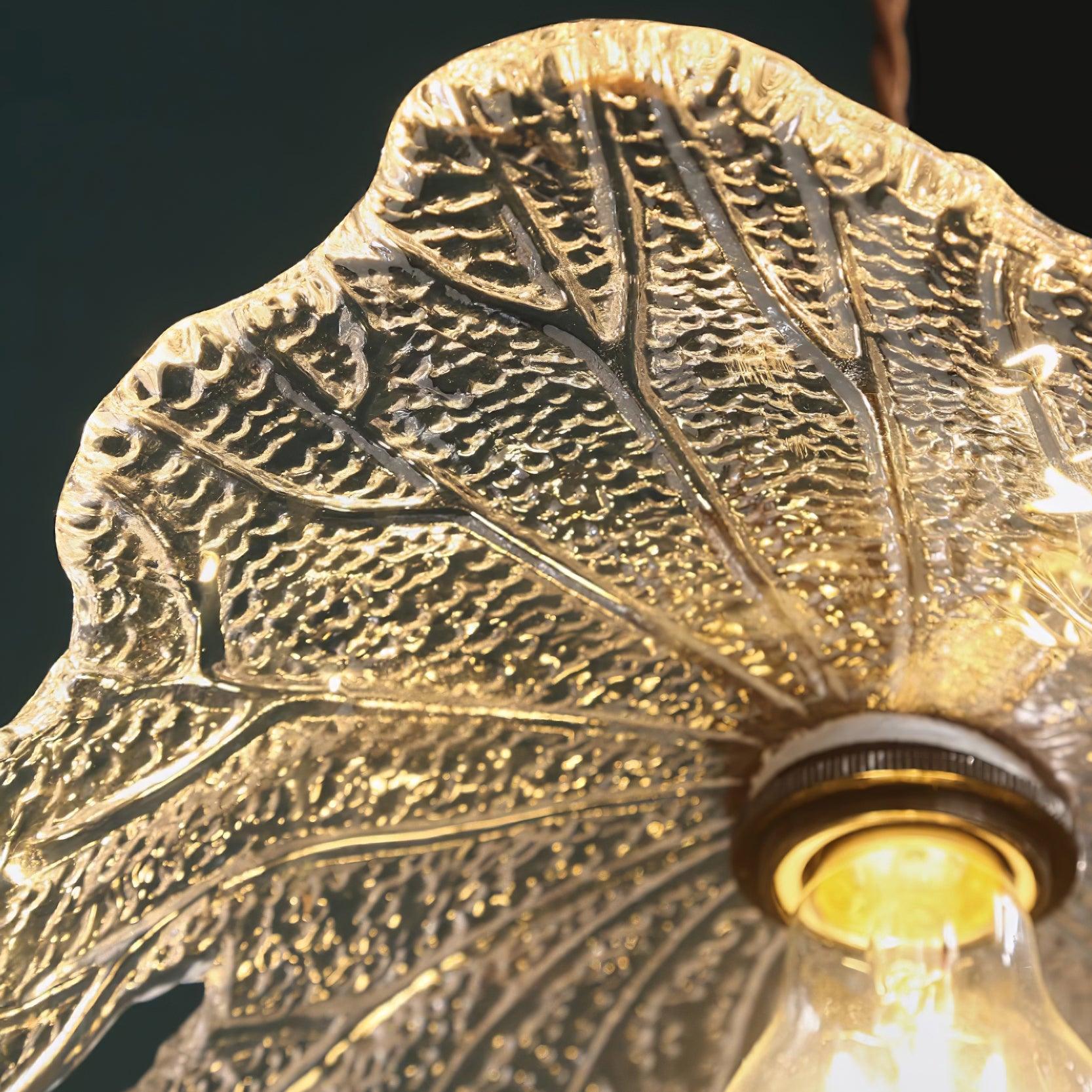 Pendant Lamp Tiffany-Style Glass Floral Shade Art - Letslighting