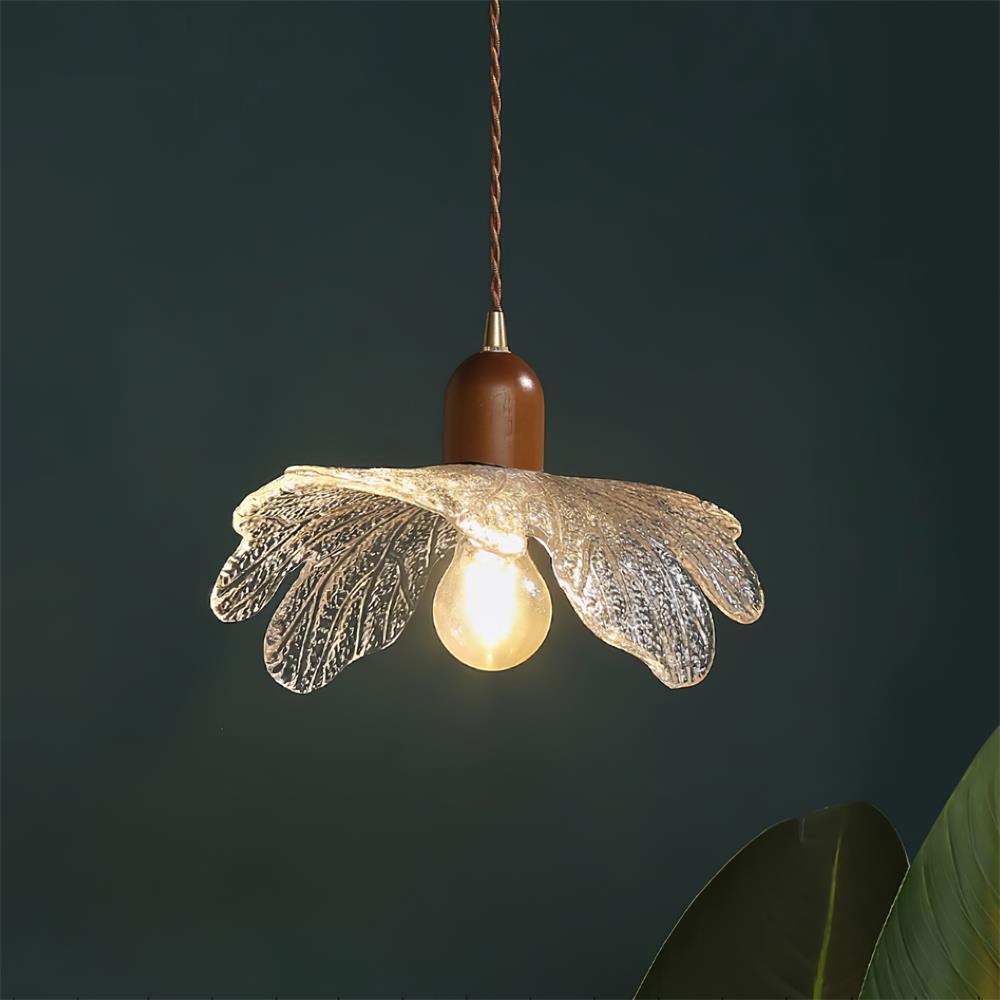 Pendant Lamp Tiffany-Style Glass Floral Shade Art - Letslighting