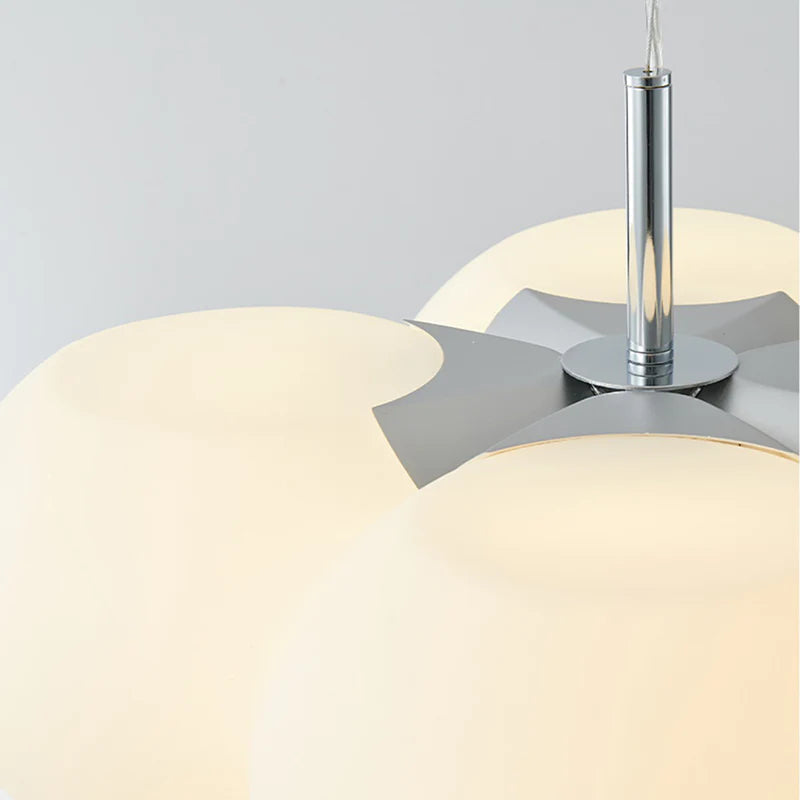 Valentina Minimalista Esfera Lámpara colgante Blanco Metal/Acrílico Dormitorio