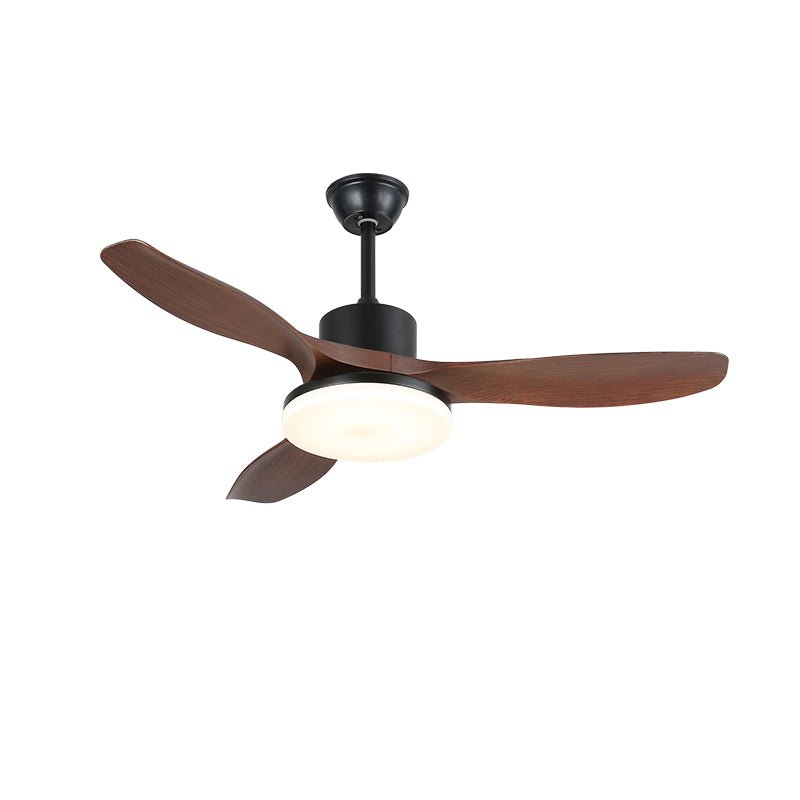 Ventilador de Techo Darian Minimalista de Madera con Luz, foto de ambiente