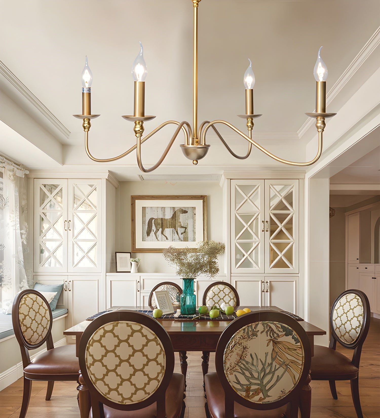 Timeless Gold Candle Chandelier - Letslighting