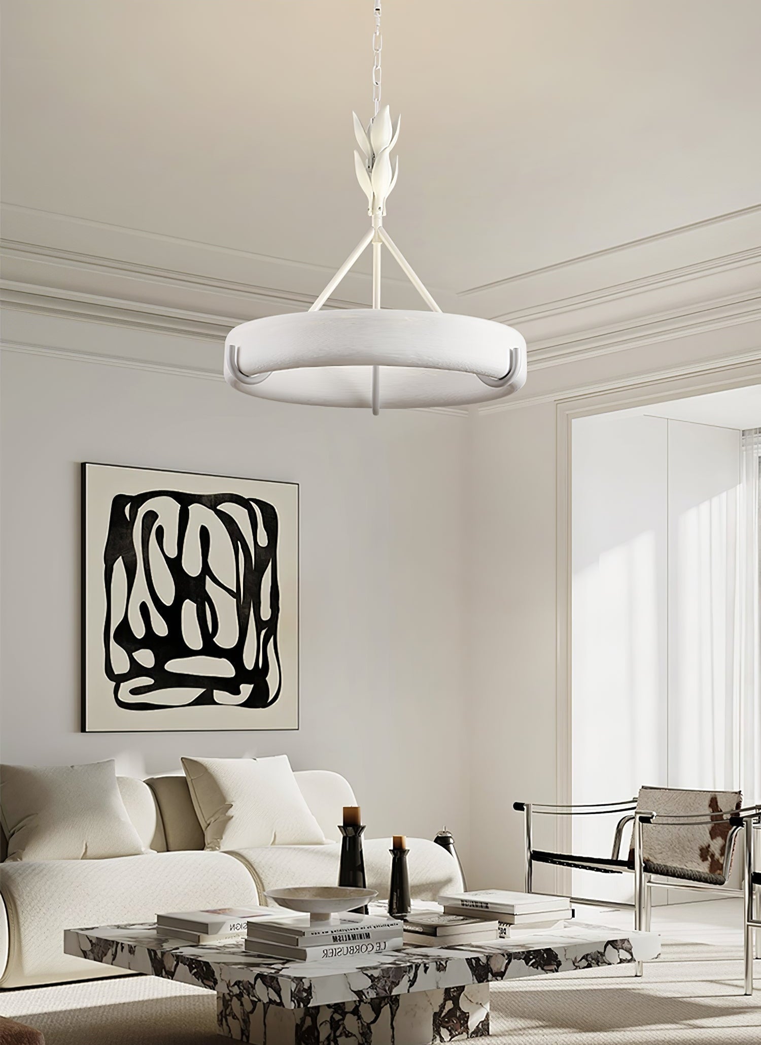 Tinsley Plaster Chandelier - Letslighting
