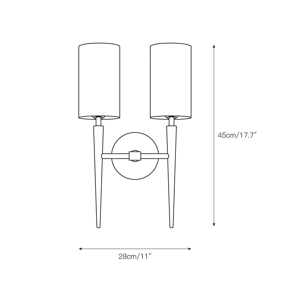 Ulnorisra Modern Minimalist Metal Wall Lamp - Lamp Copper