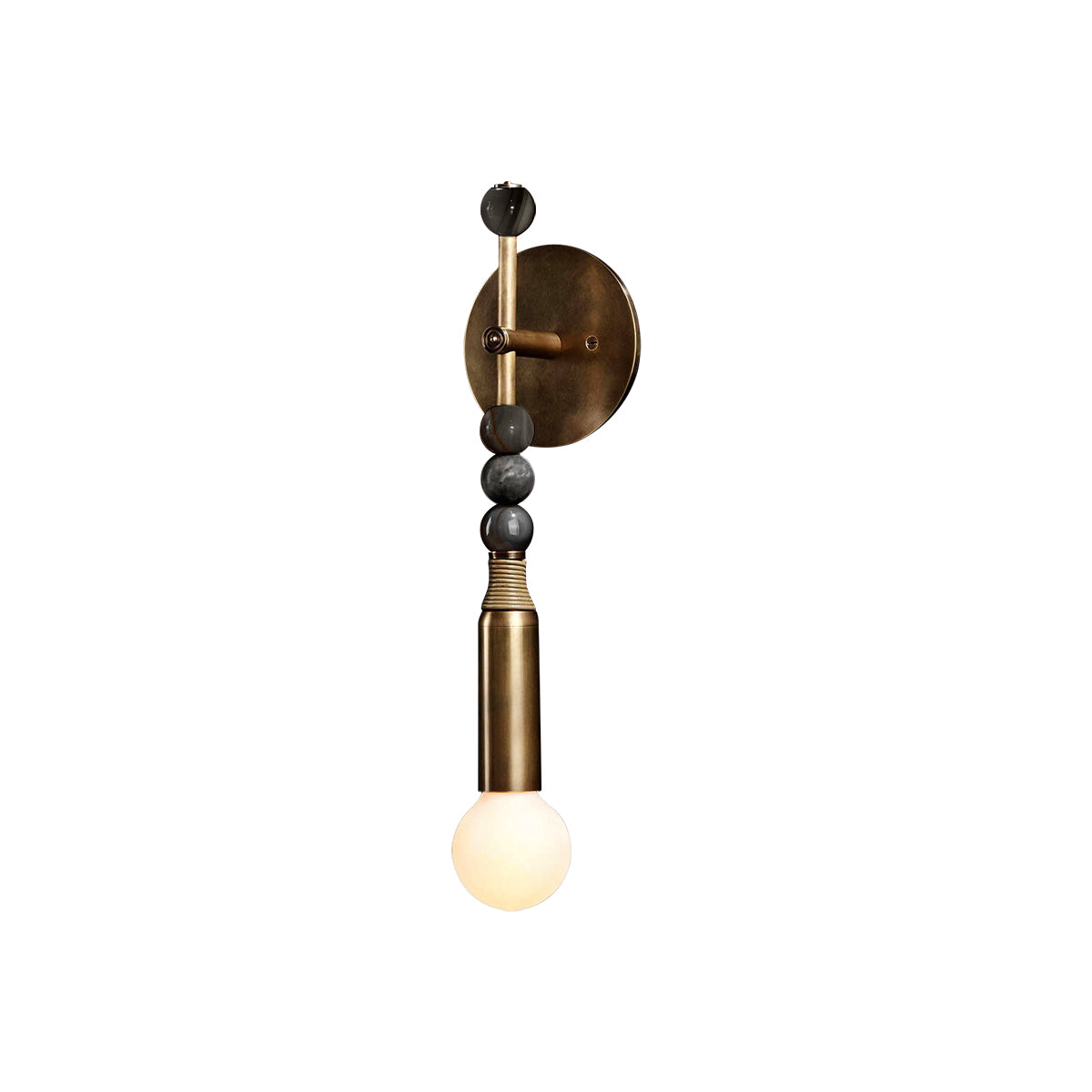 Icarira Modern Minimalist Marble Wall Lamp - Lamp Copper