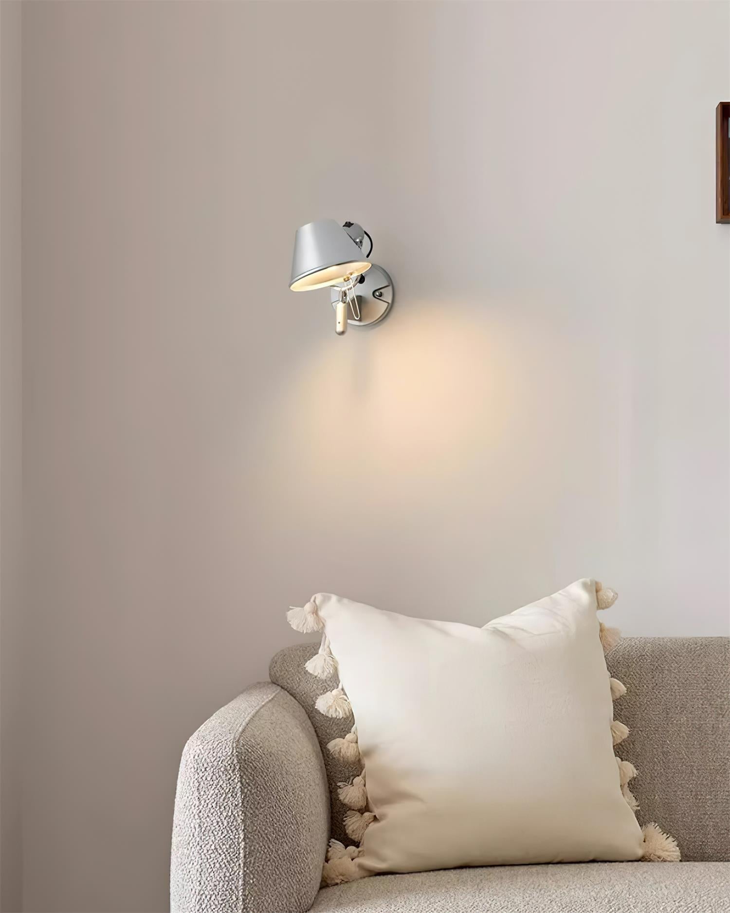 Wall Lamp Metal Body Conical Shade Adjustable Modern Minimalist - Letslighting