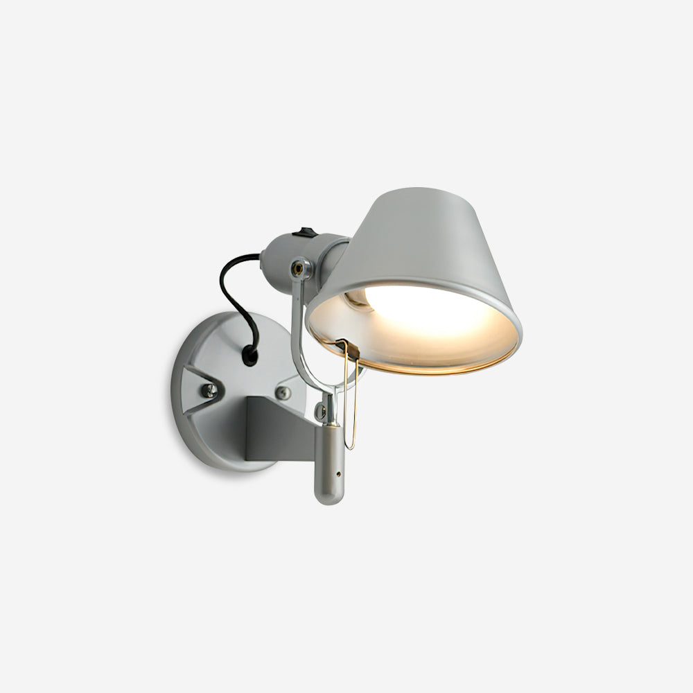 Wall Lamp Metal Body Conical Shade Adjustable Modern Minimalist - Letslighting