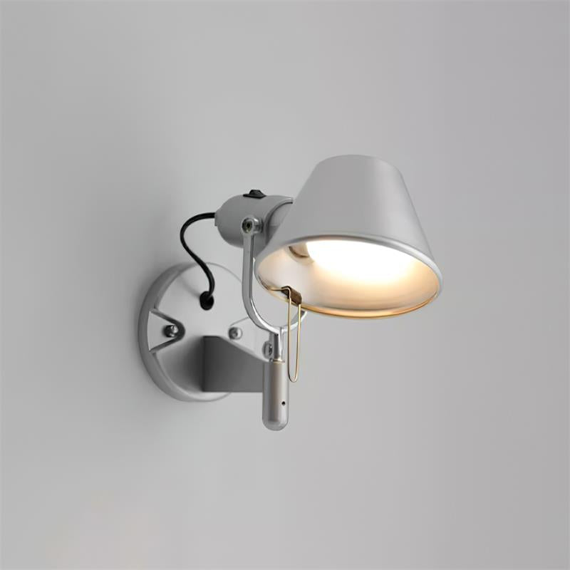 Wall Lamp Metal Body Conical Shade Adjustable Modern Minimalist - Letslighting