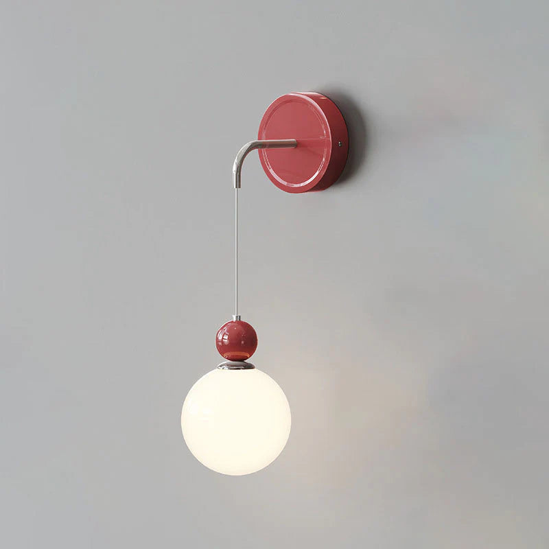 Valentina Moderna Minimalista LED Aplique de Pared Metal Vidrio Estudio