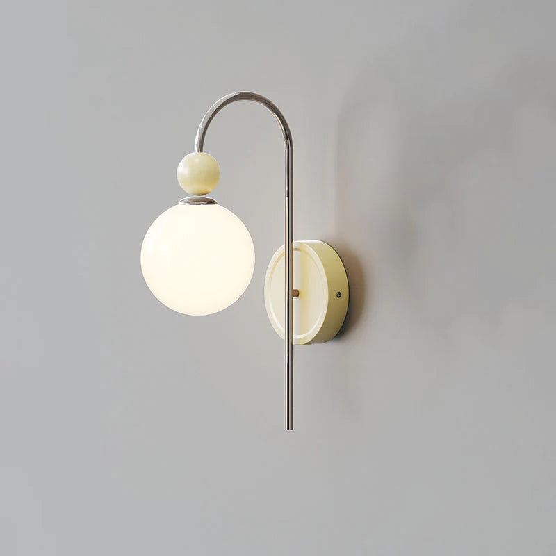Valentina Moderna Minimalista LED Aplique de Pared Metal Vidrio Estudio