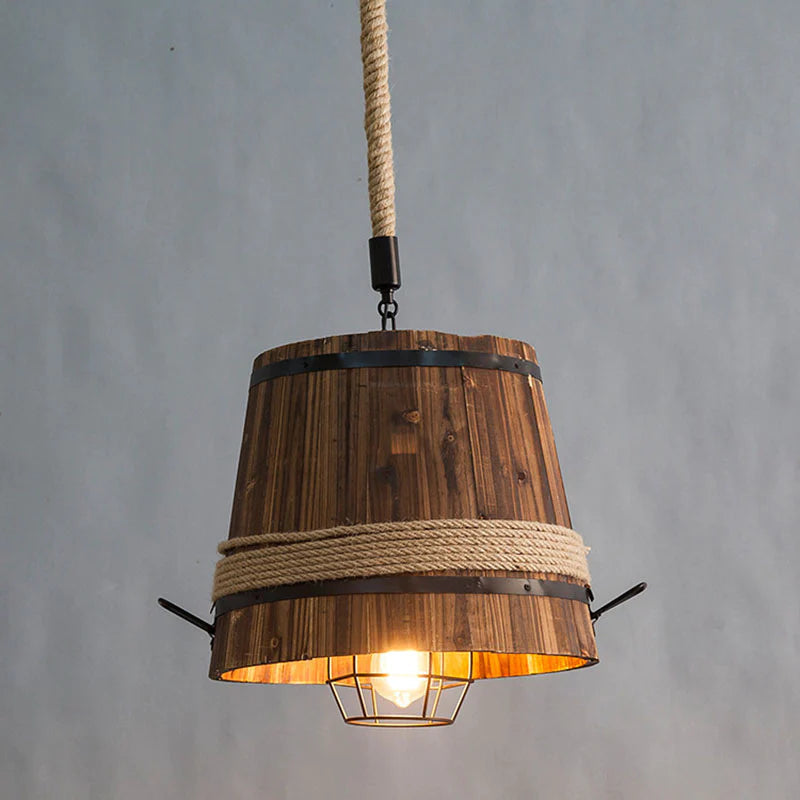 Epoch Inusual LED Lámpara colgante Madera Bar Comedor