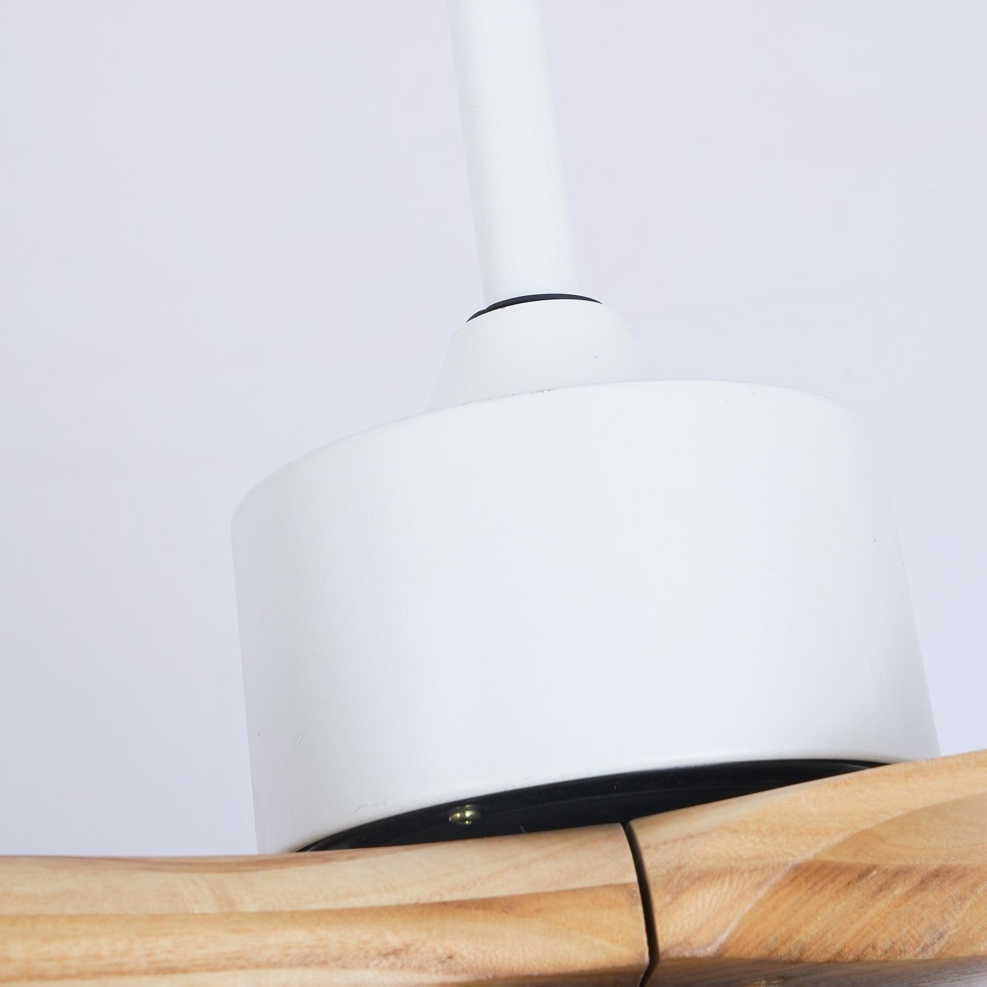 Contenido del embalaje del ventilador de techo con luz Brivel.