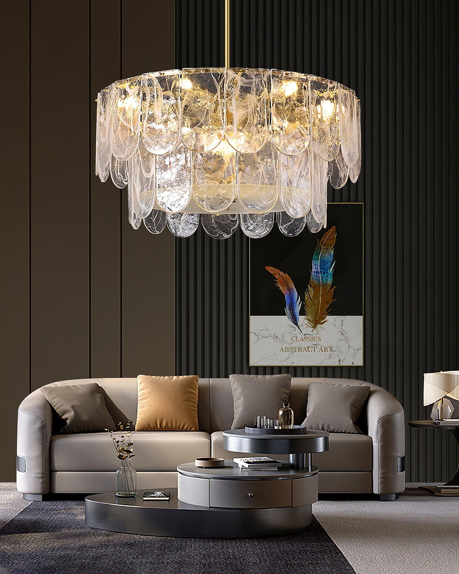 Traditional Classic Glass Chandelier - Letslighting