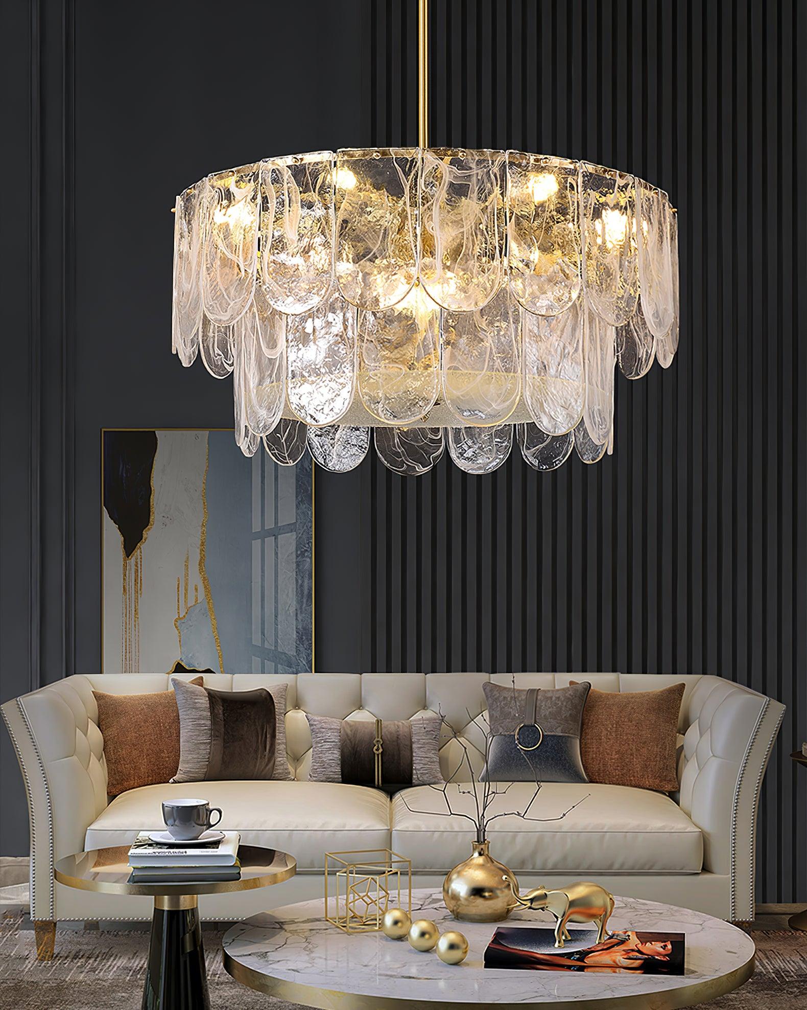 Traditional Classic Glass Chandelier - Letslighting