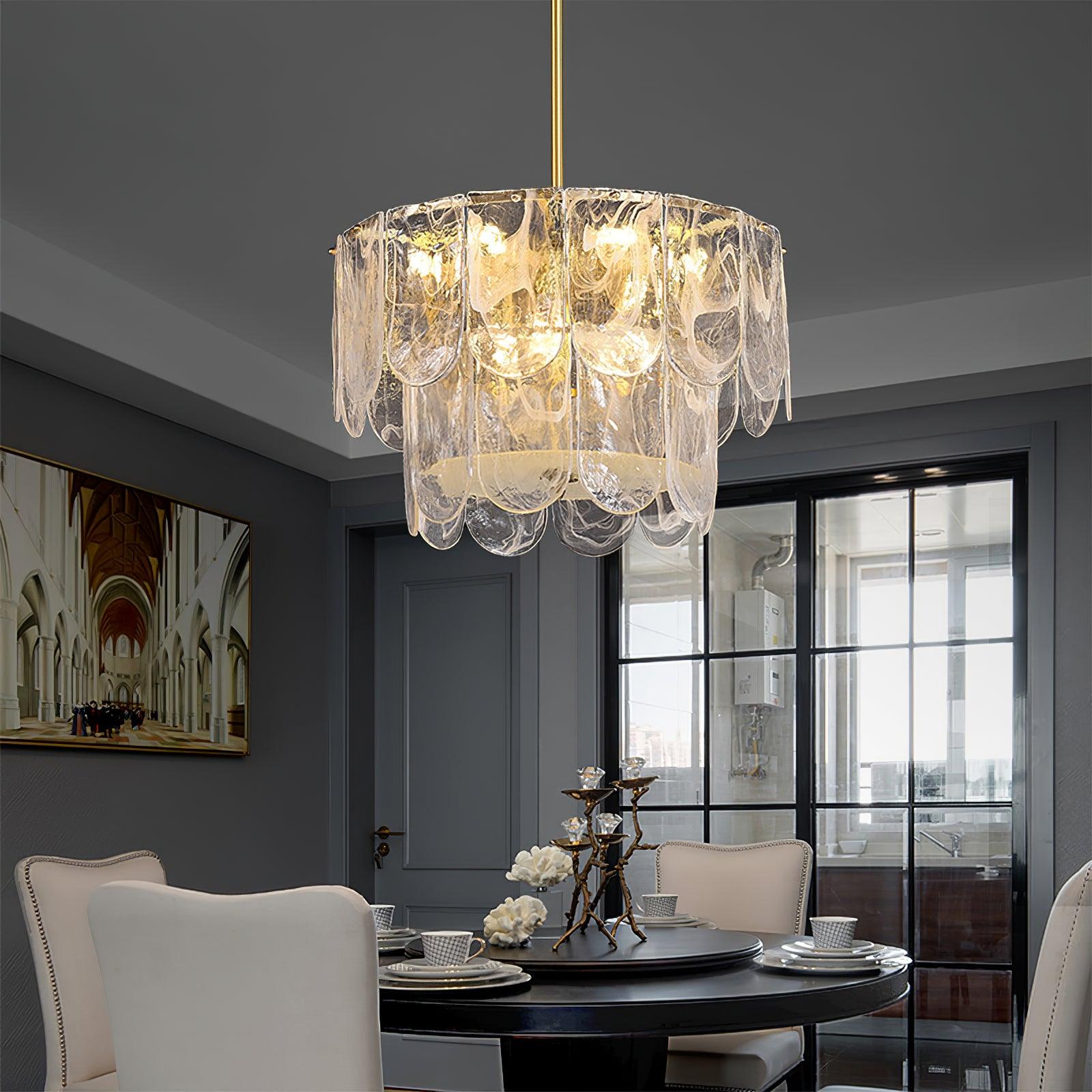 Traditional Classic Glass Chandelier - Letslighting