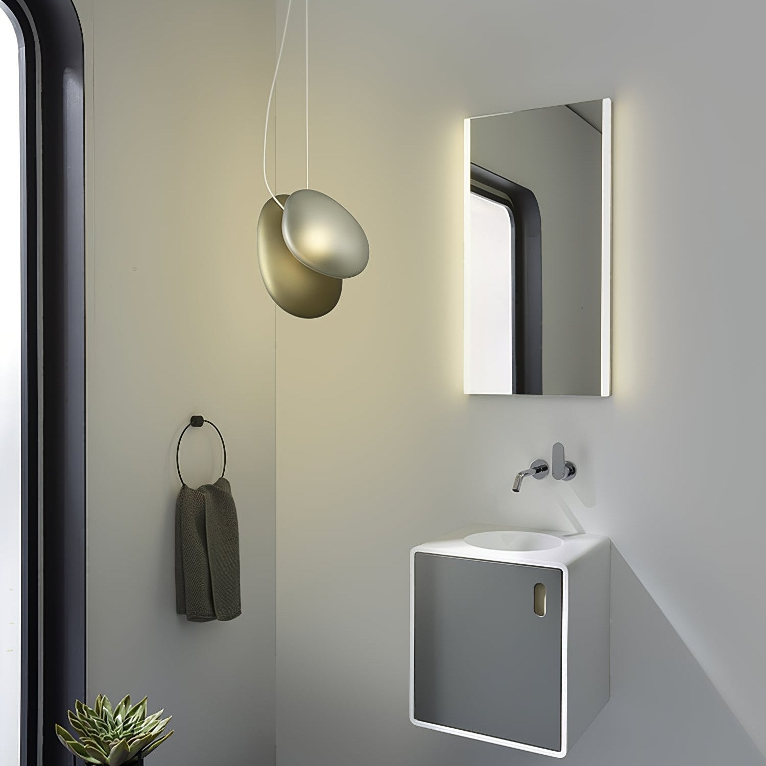Translucent Frosted Glass Pendant Light - Letslighting