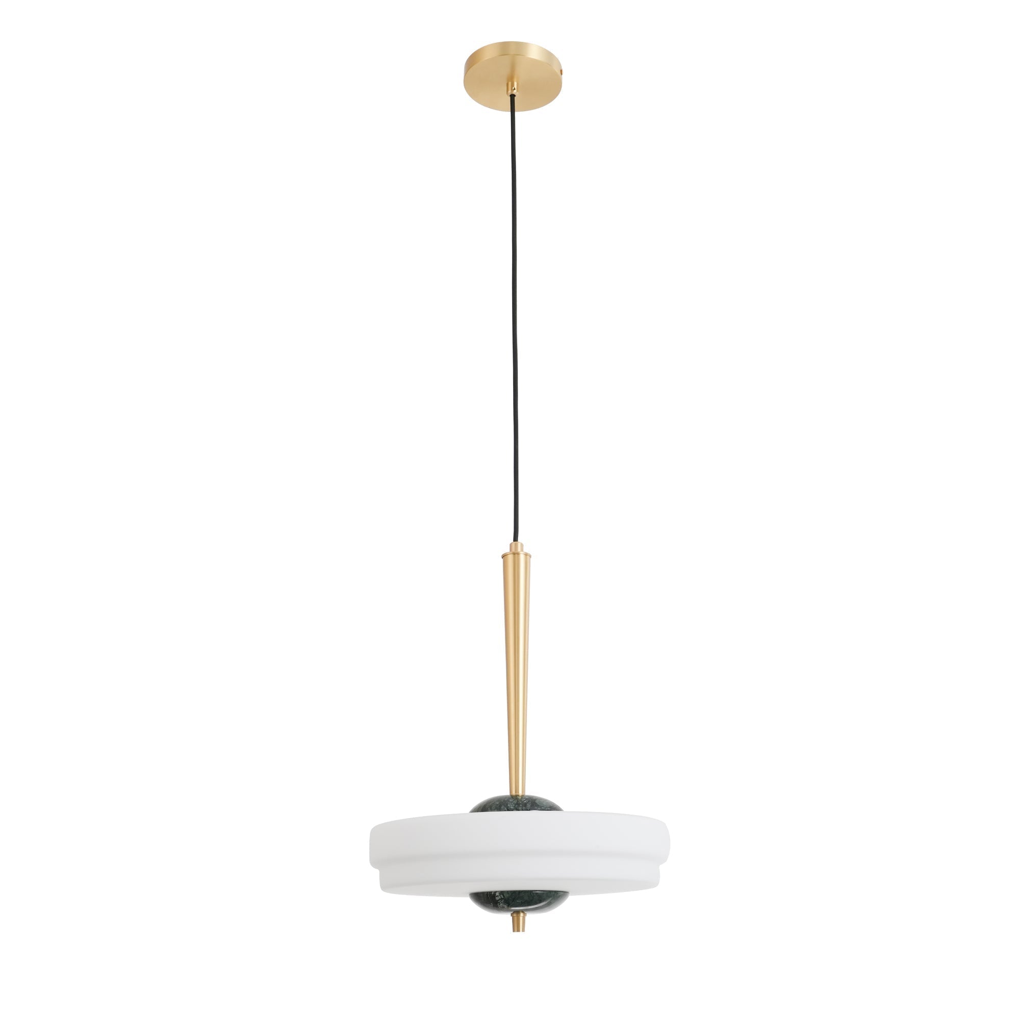 Ithaara Modern Minimalist Trave Alabaster Pendant Lamp - Lamp Copper