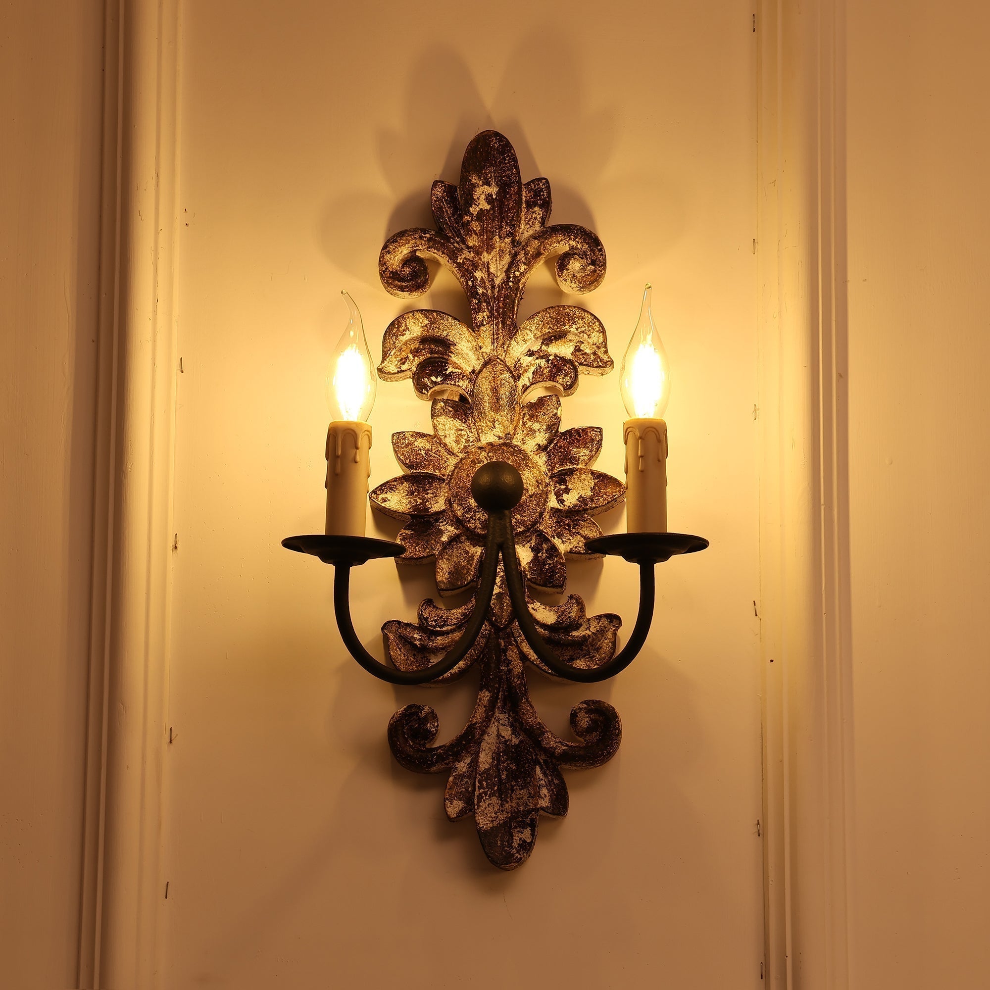 Vadora Postmodern Luxury Metal Sconce Wall Lamp - Lamp Copper