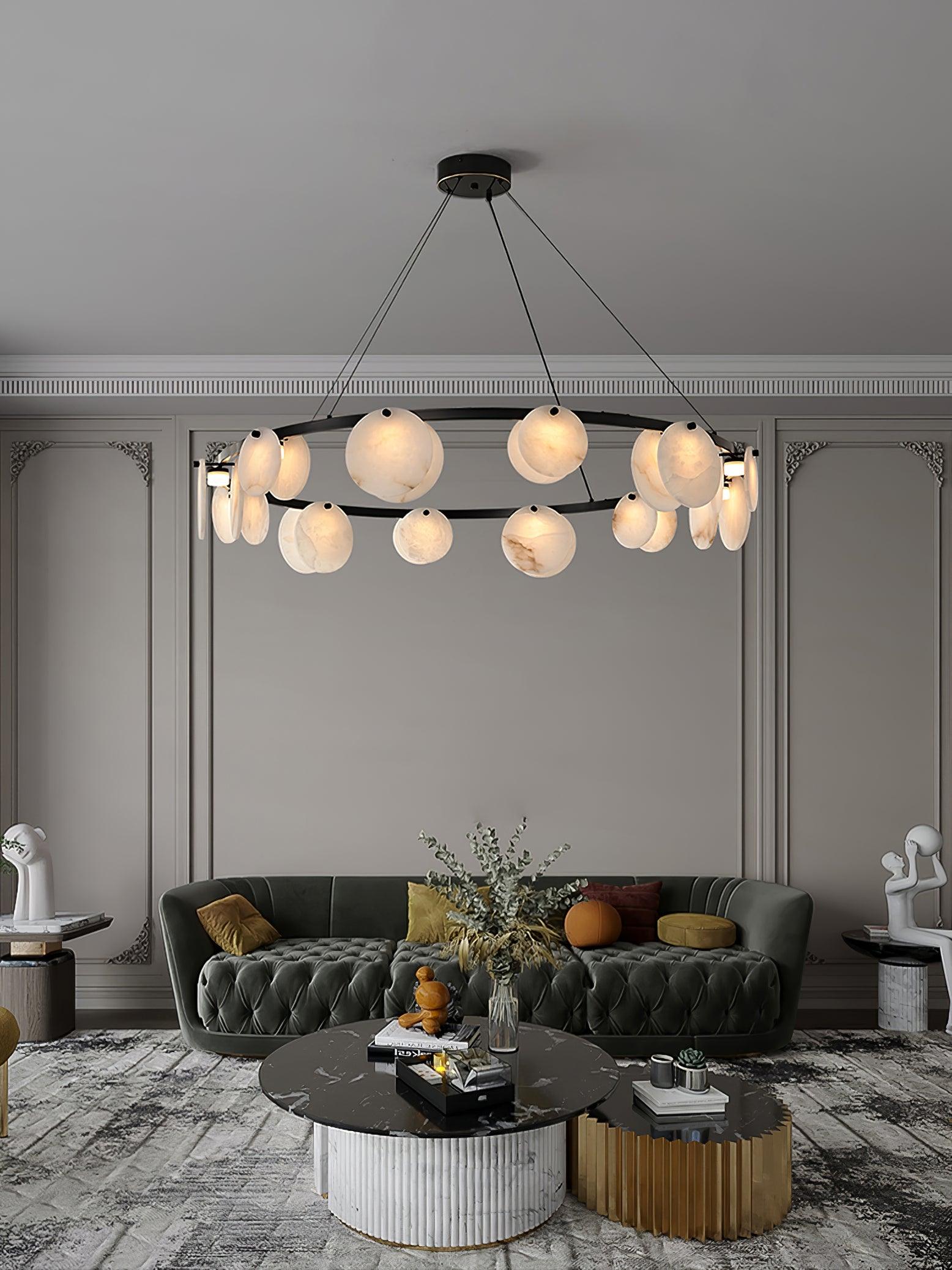 Olveneth Alabaster Chandelier - Letslighting