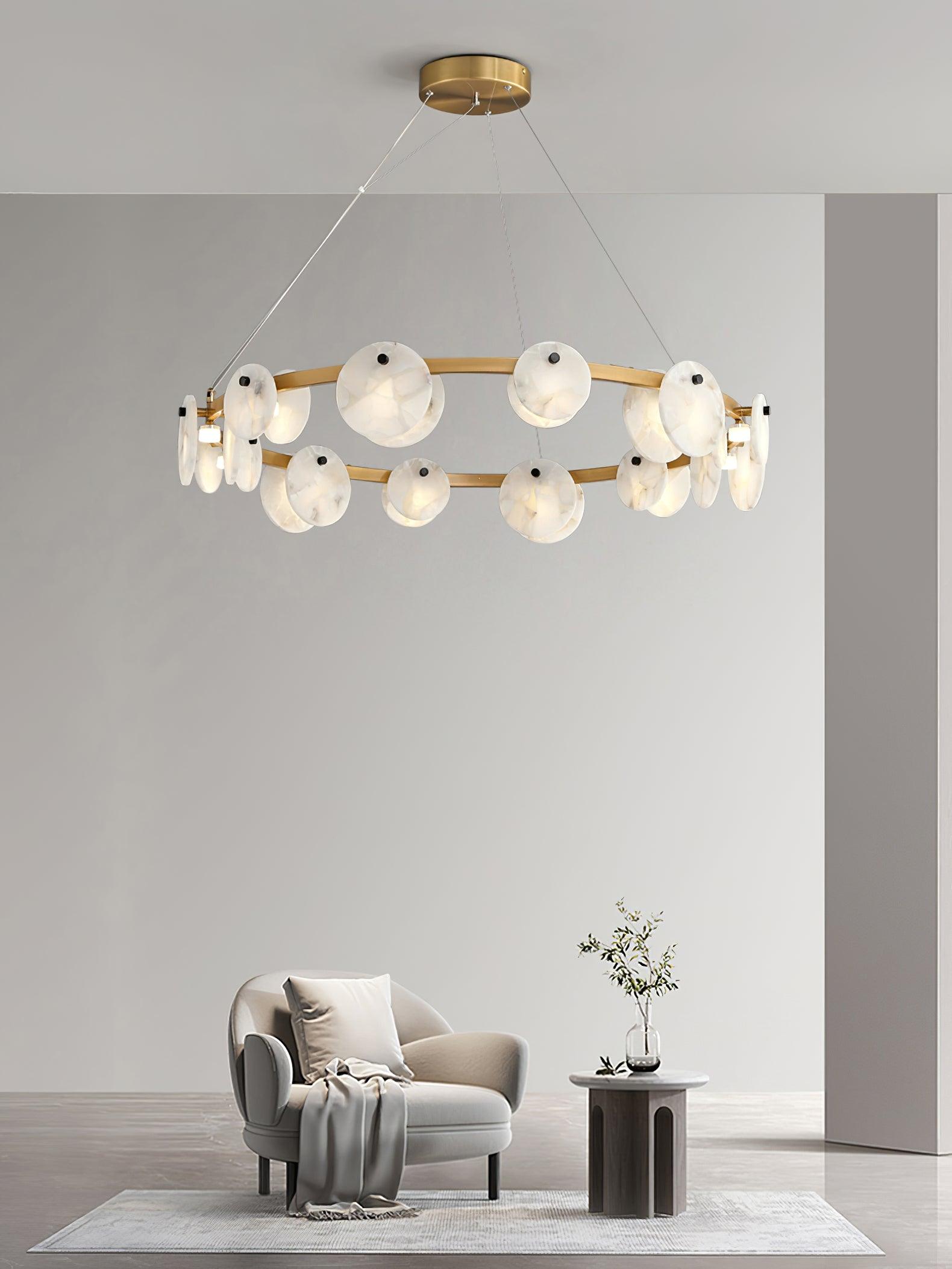 Olveneth Alabaster Chandelier - Letslighting