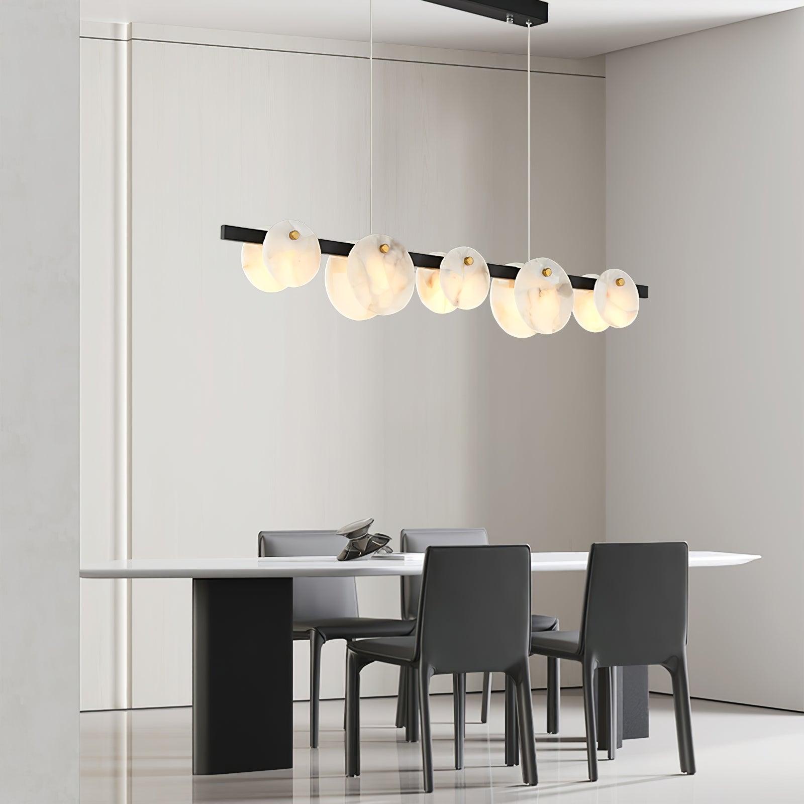 Olirel Linear Alabaster Pendant Light - Letslighting