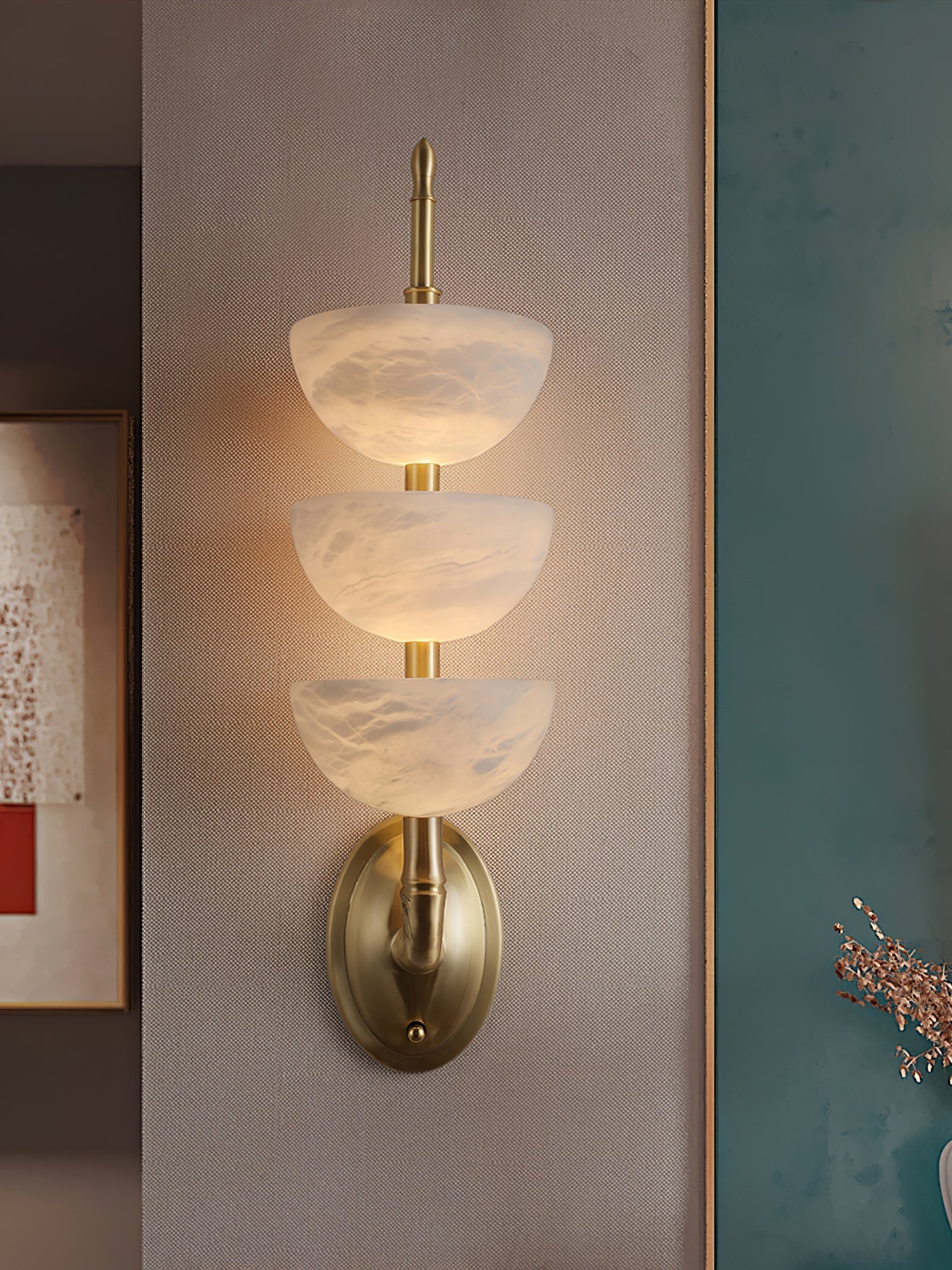 Ulmiraris Alabaster Wall Light - Letslighting