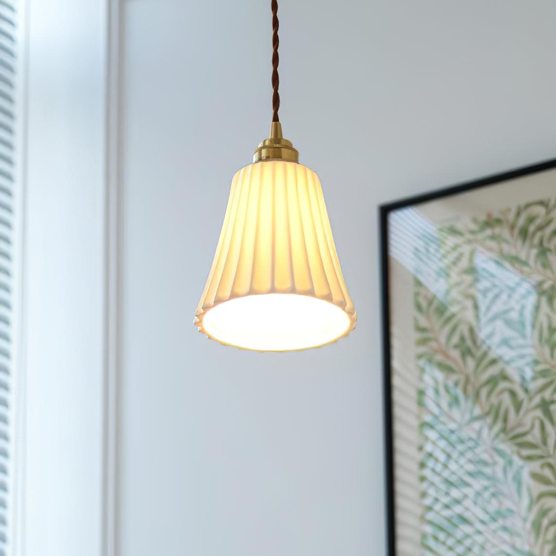 Trumpet Ceramic Pendant Light - Letslighting