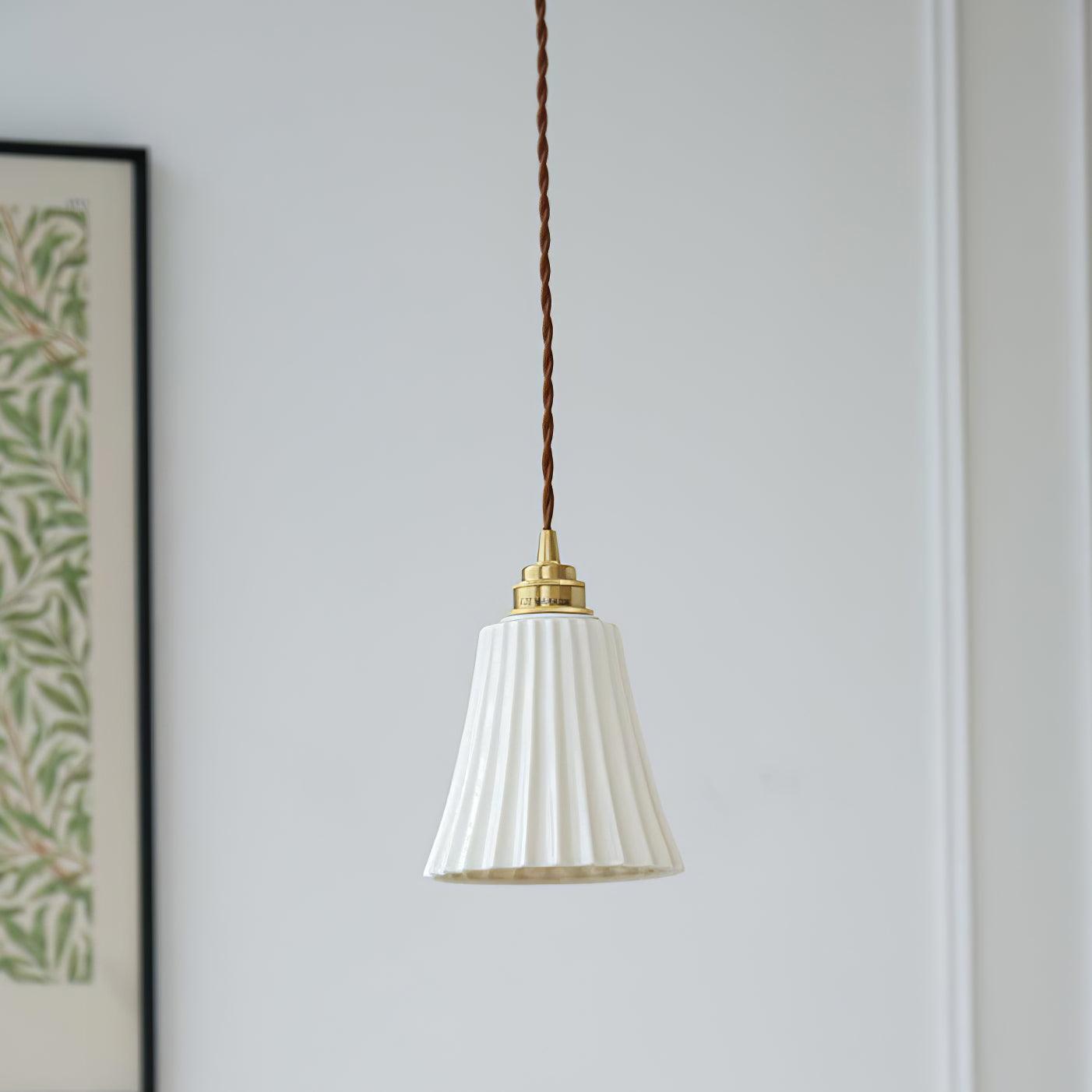 Trumpet Ceramic Pendant Light - Letslighting