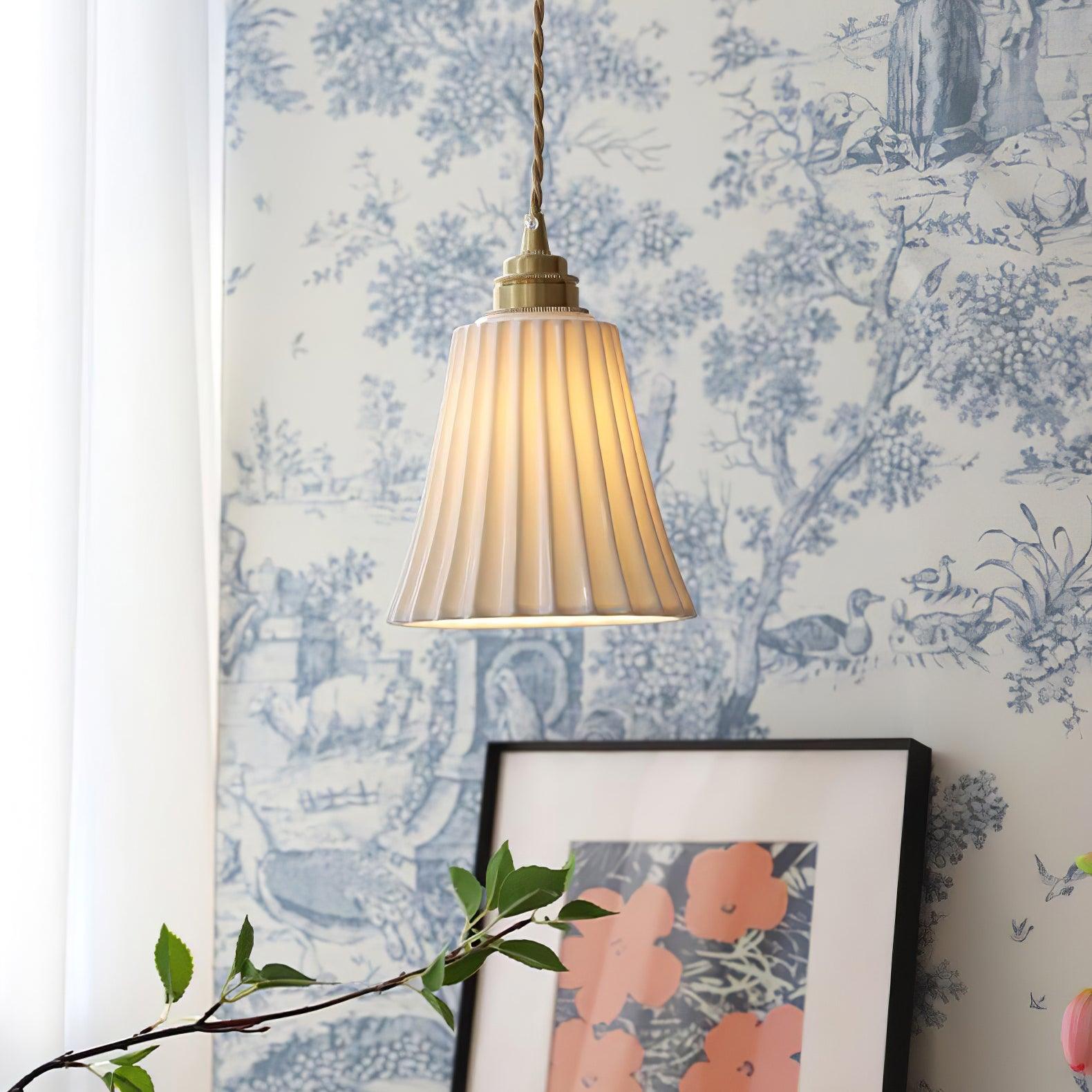 Trumpet Ceramic Pendant Light - Letslighting
