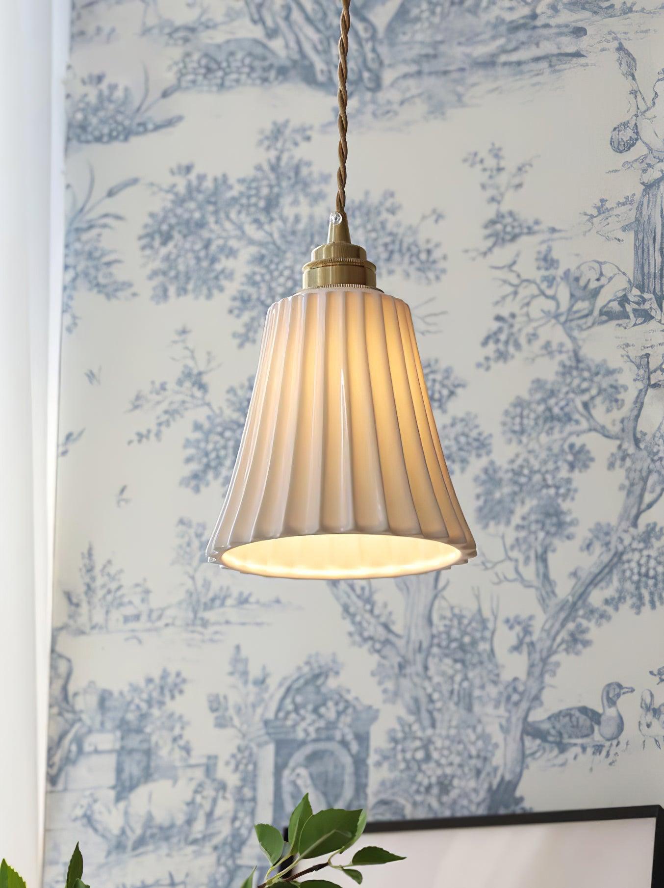 Trumpet Ceramic Pendant Light - Letslighting