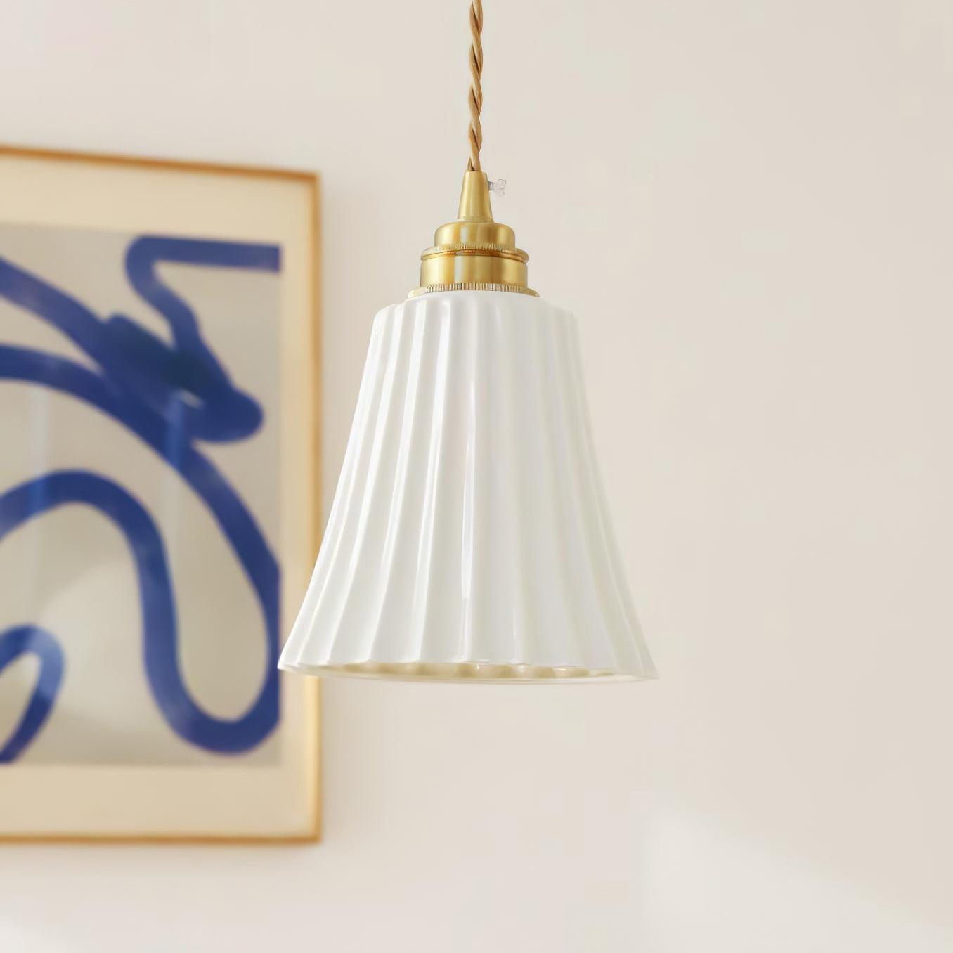 Trumpet Ceramic Pendant Light - Letslighting