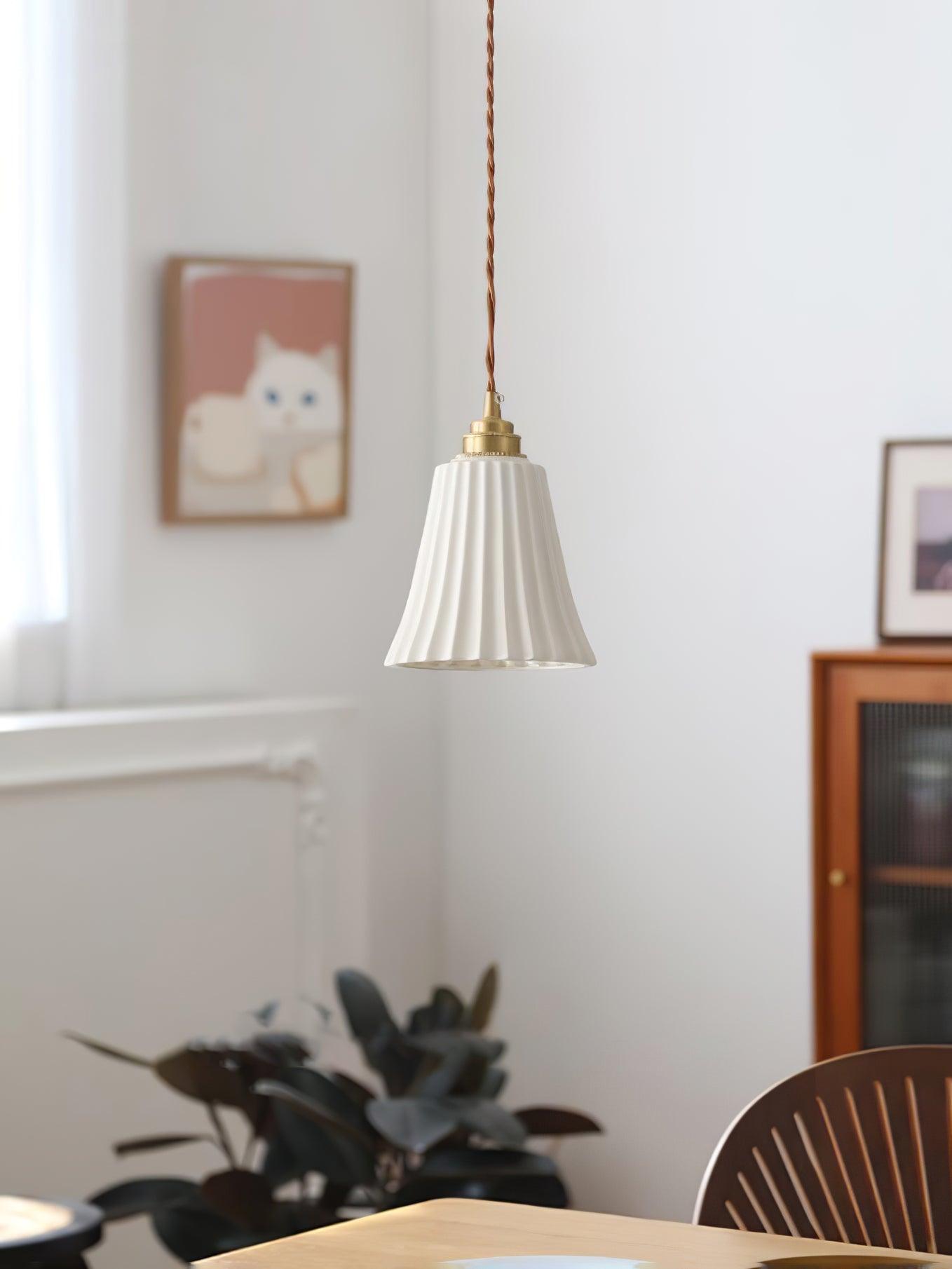 Trumpet Ceramic Pendant Light - Letslighting