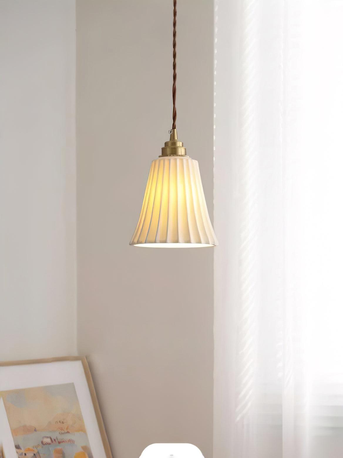 Trumpet Ceramic Pendant Light - Letslighting