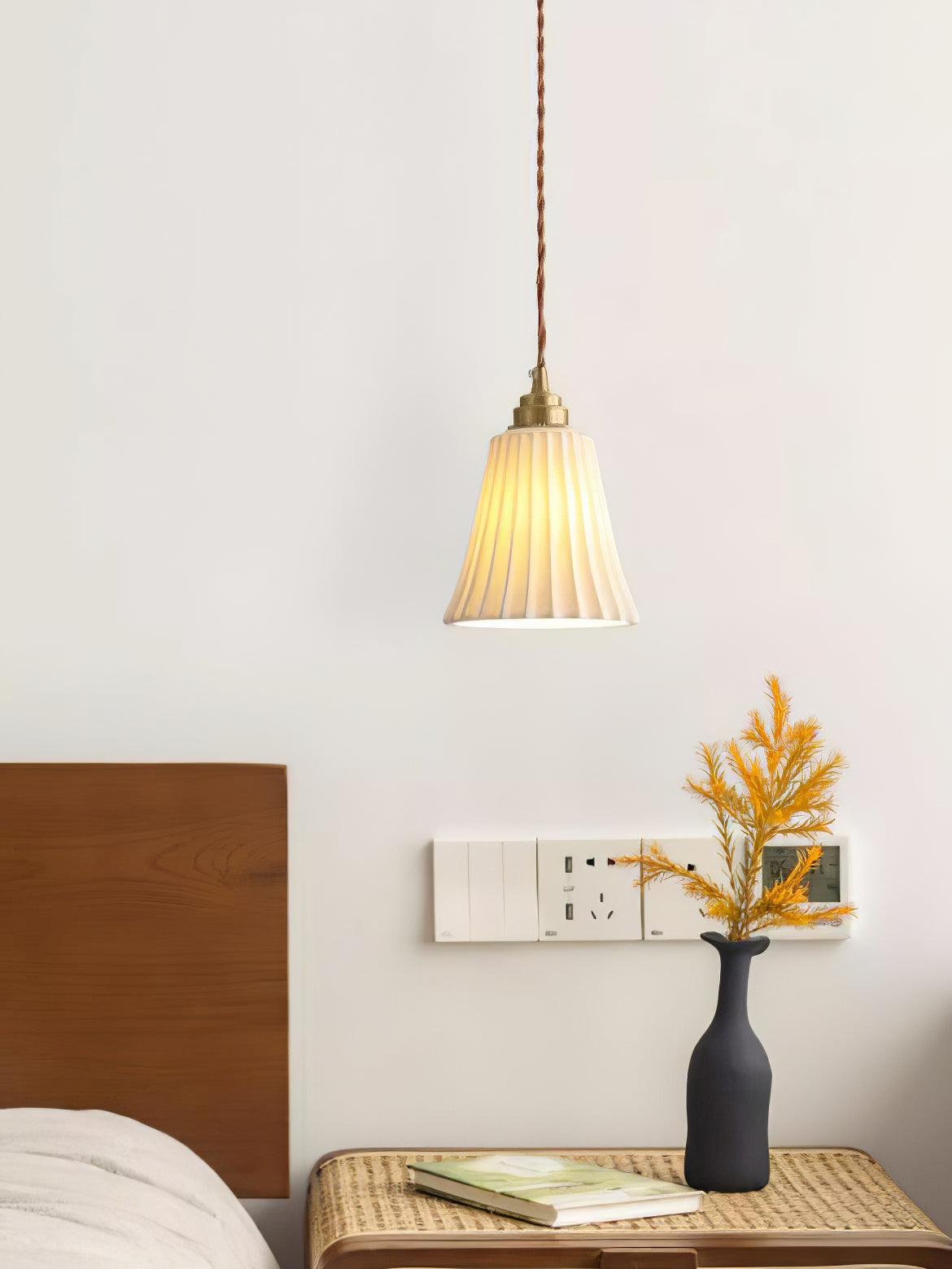 Trumpet Ceramic Pendant Light - Letslighting