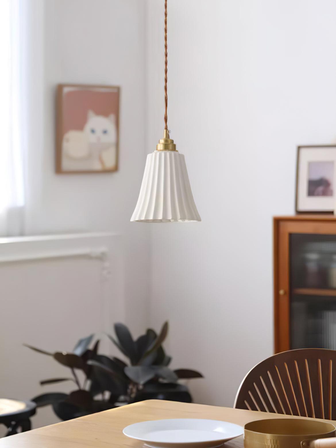 Trumpet Ceramic Pendant Light - Letslighting