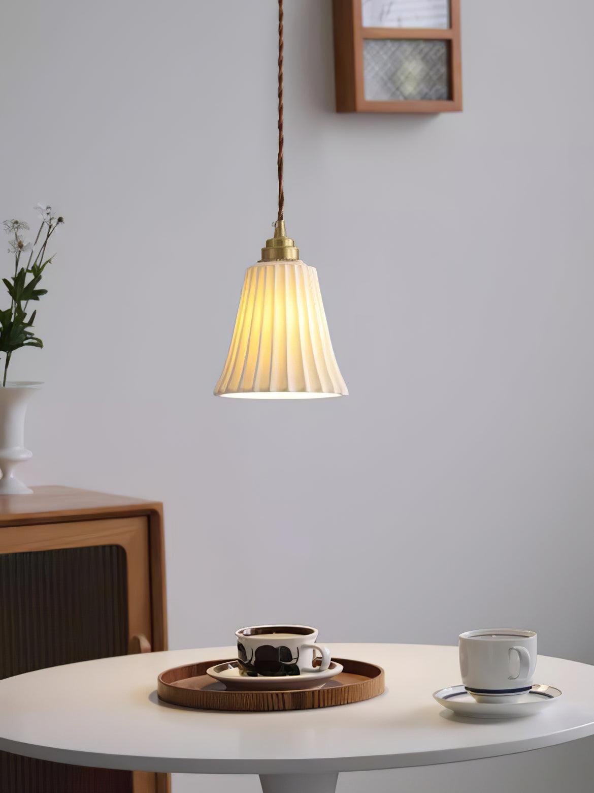 Trumpet Ceramic Pendant Light - Letslighting