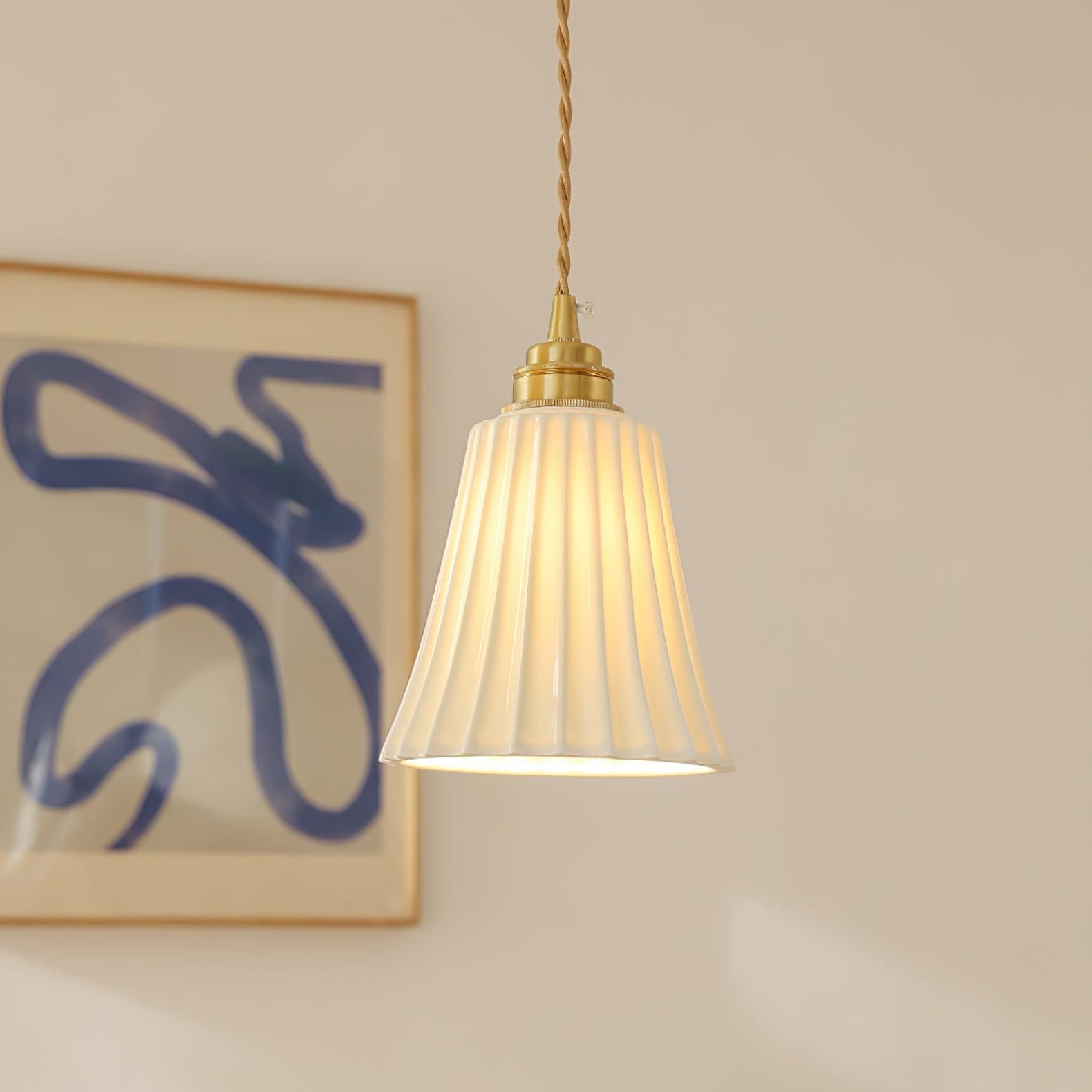 Trumpet Ceramic Pendant Light - Letslighting
