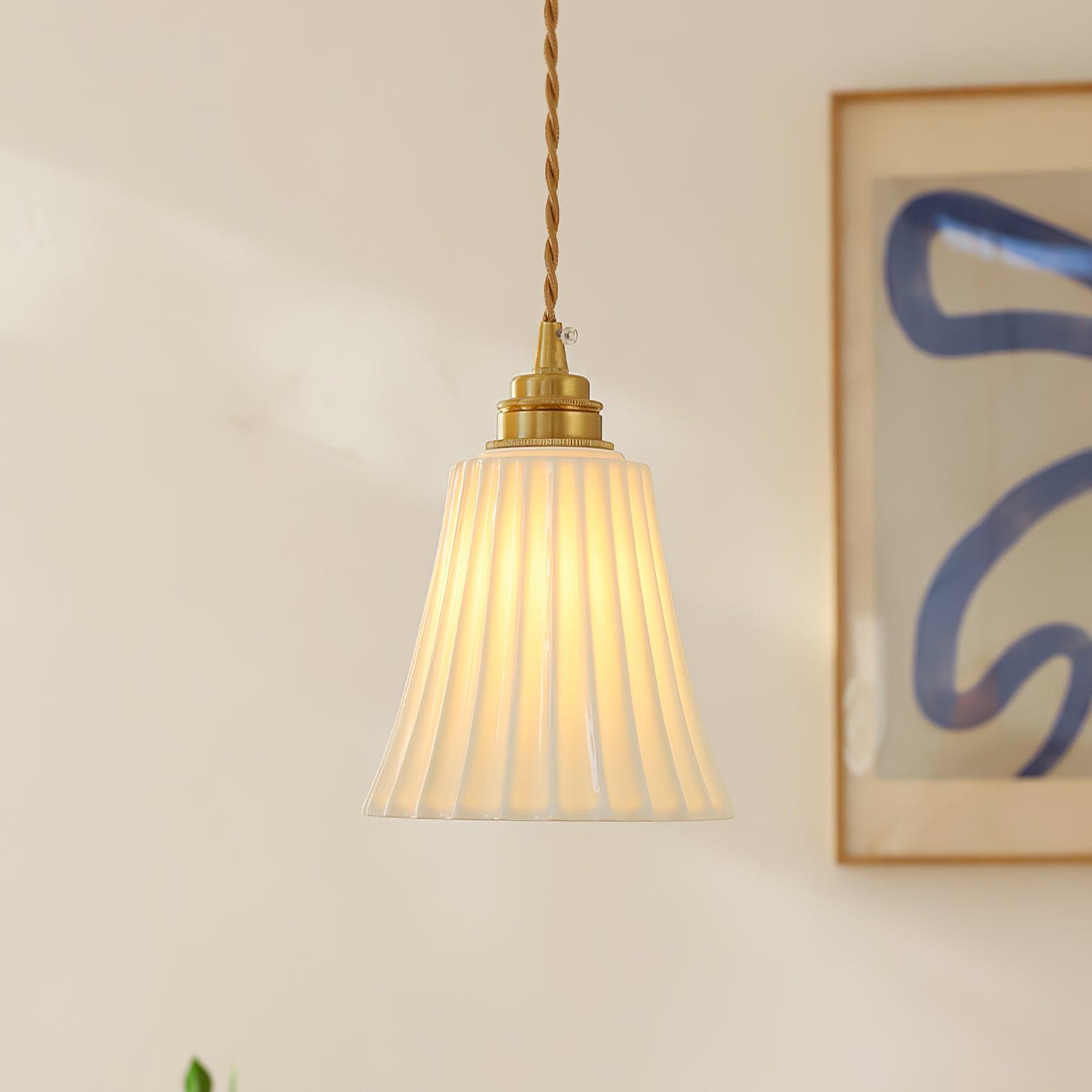 Trumpet Ceramic Pendant Light - Letslighting