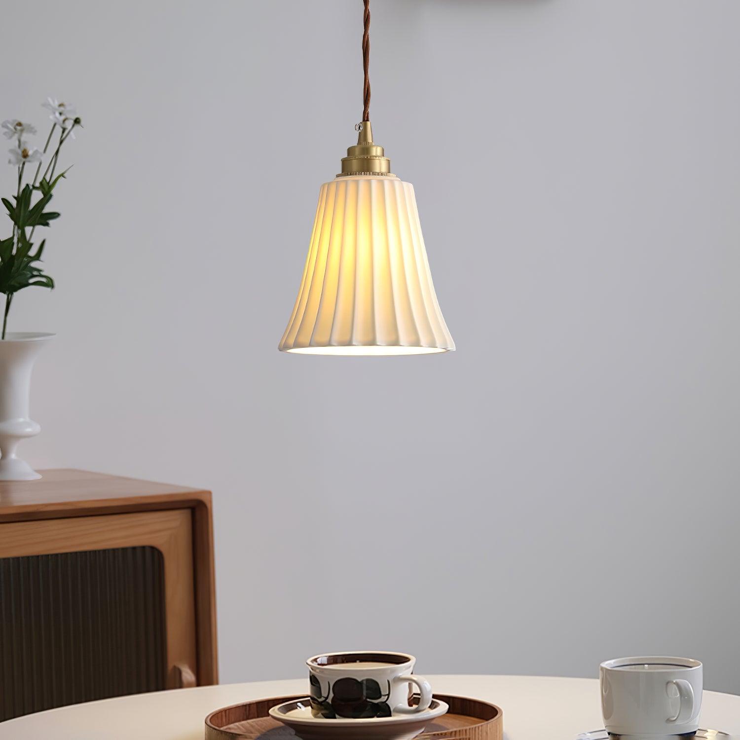 Trumpet Ceramic Pendant Light - Letslighting