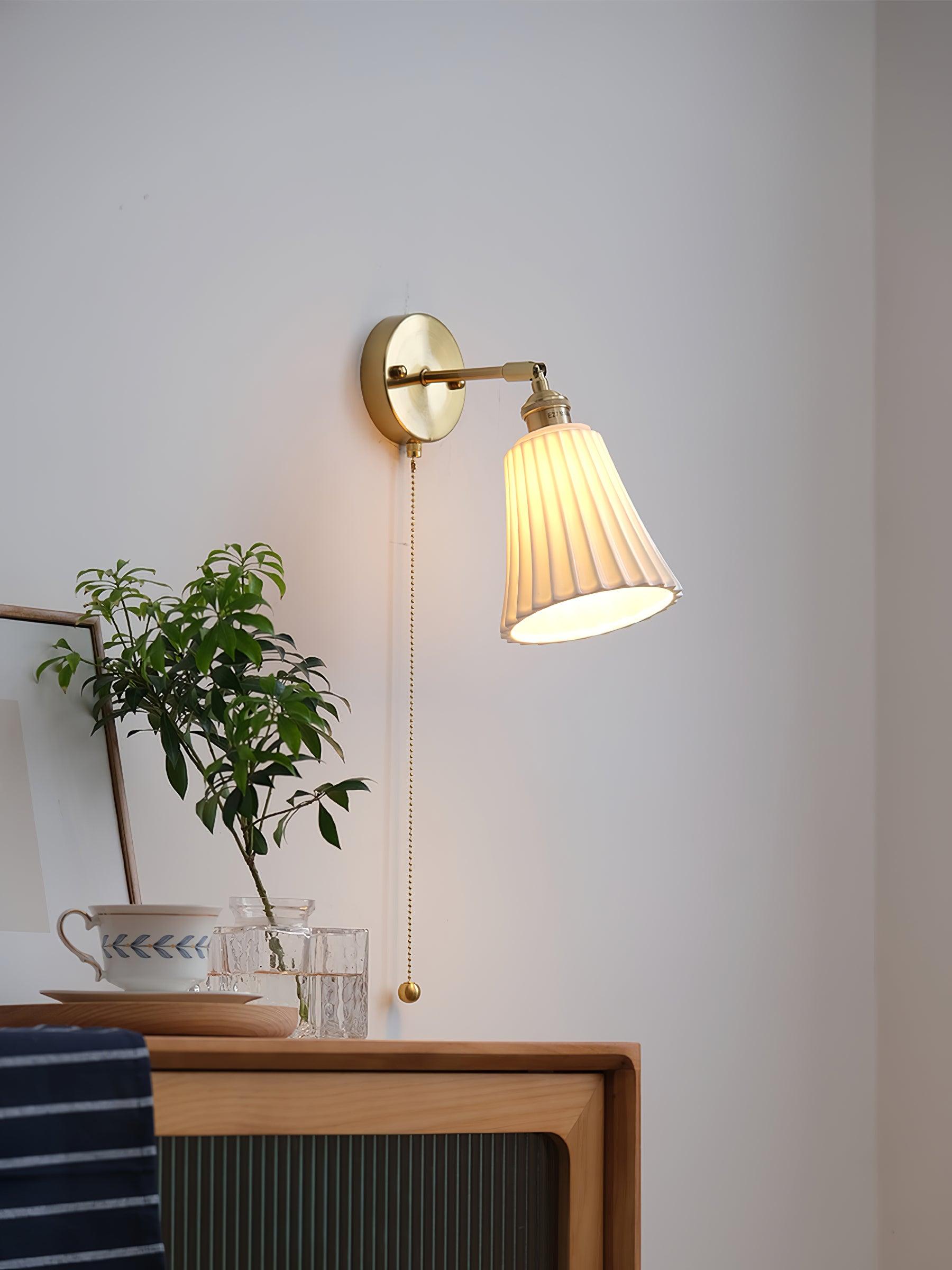 Trumpet Ceramic Wall Light - Letslighting