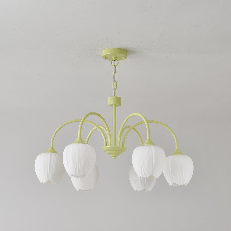 Tulip Matcha Chandelier - Letslighting